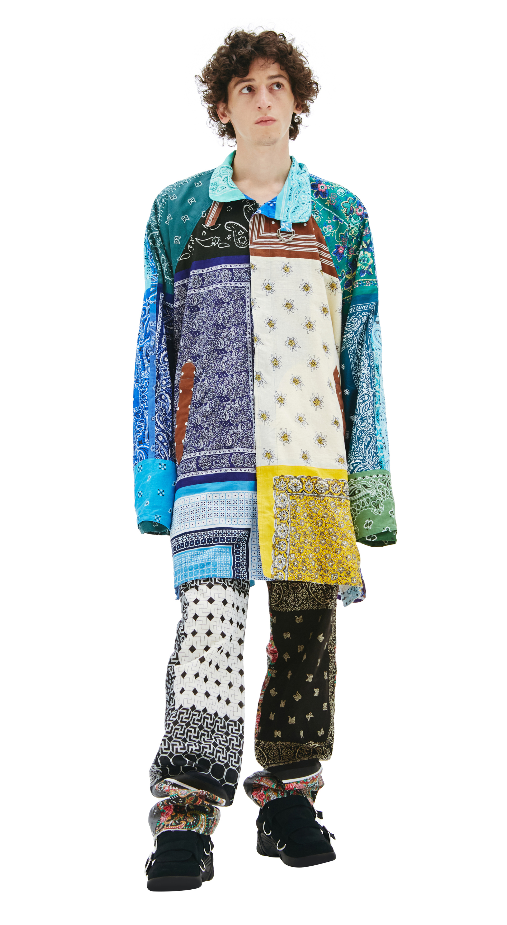 Children of the discordance Bandana patch oversized jacket