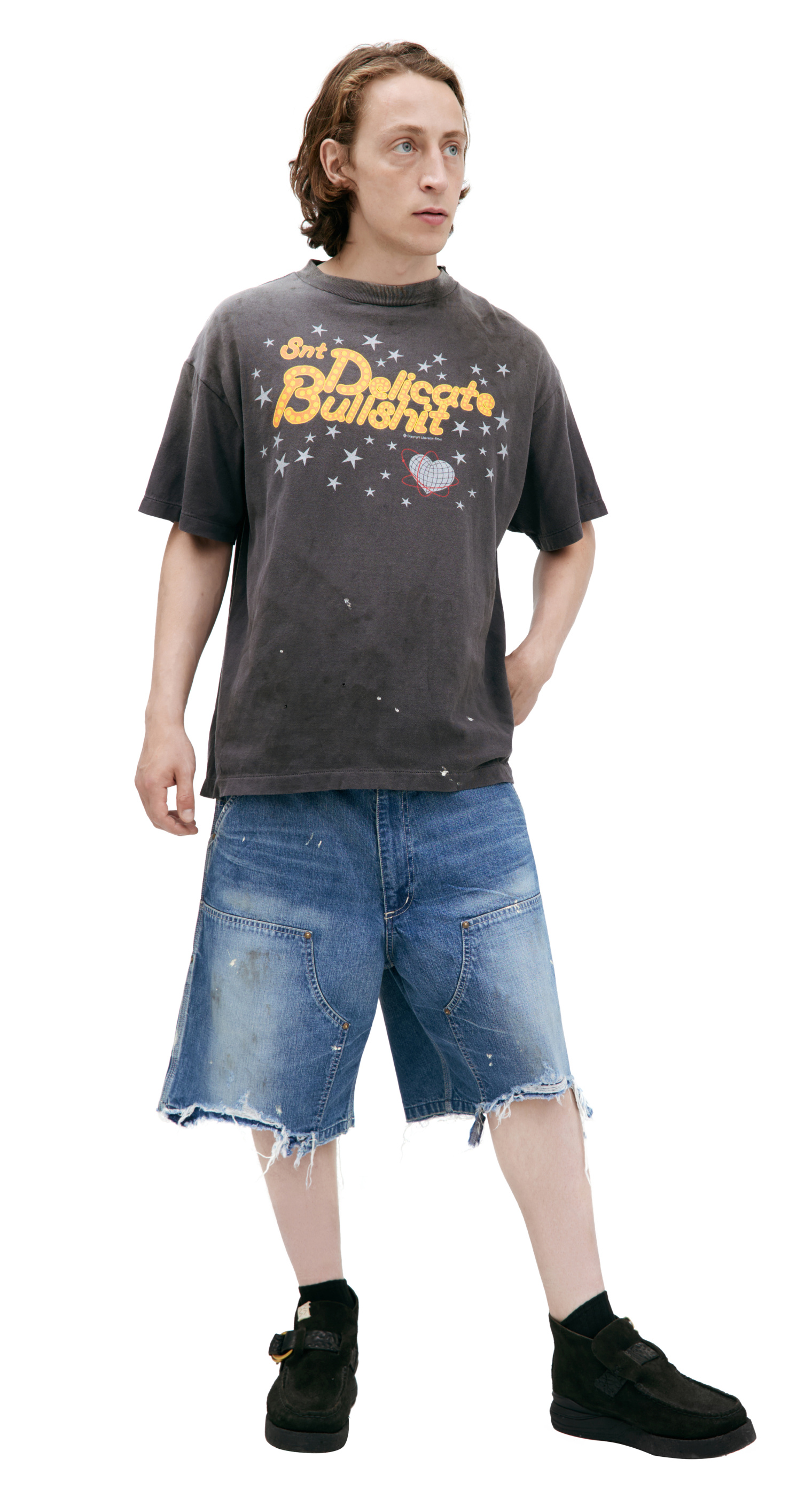 Saint Mxxxxxx Grey cotton T-shirt