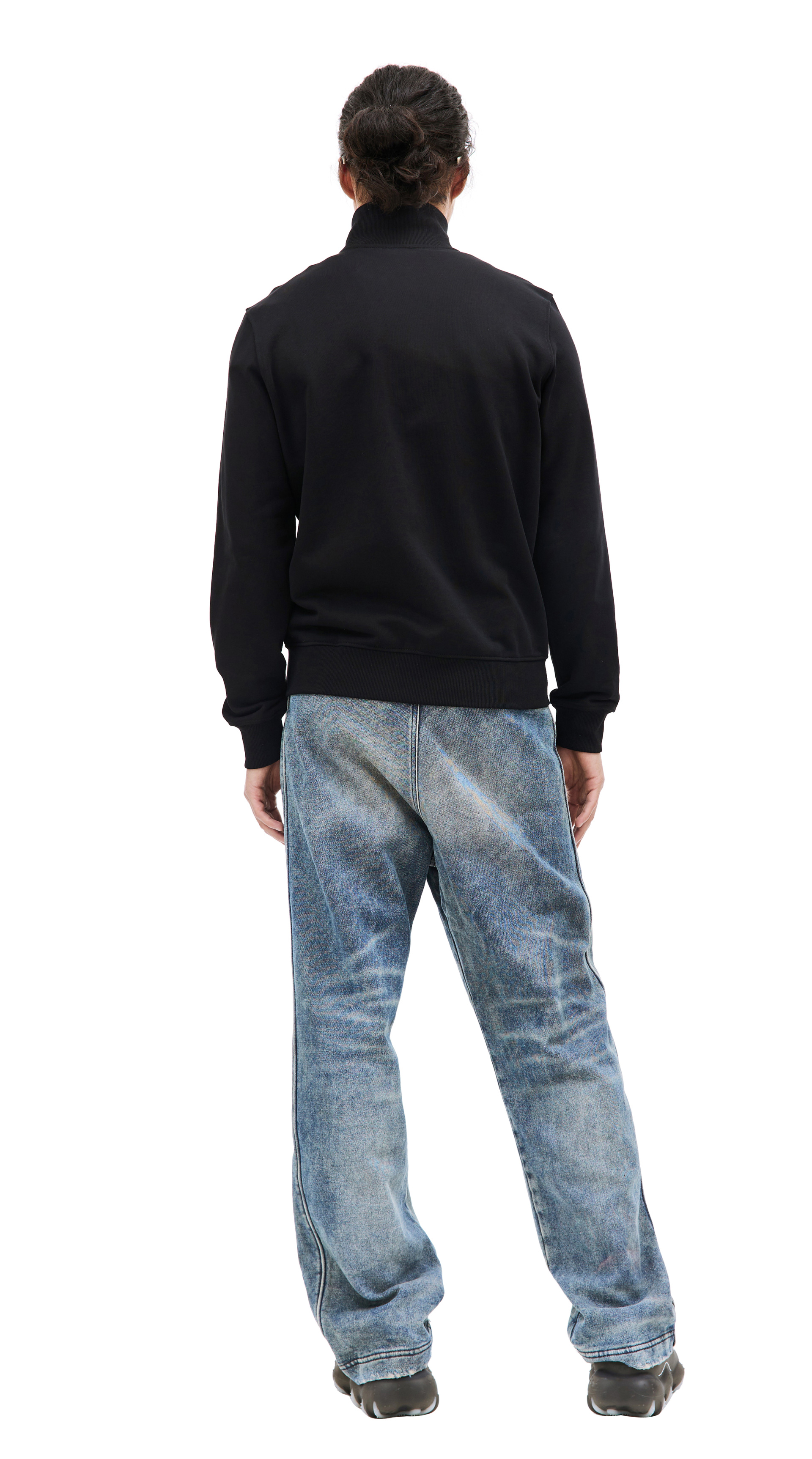 Diesel Black zip up hoodie