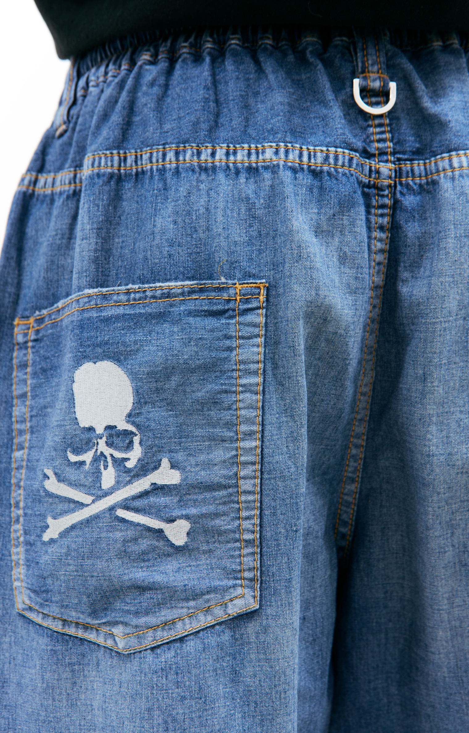 Mastermind WORLD Blue denim shorts