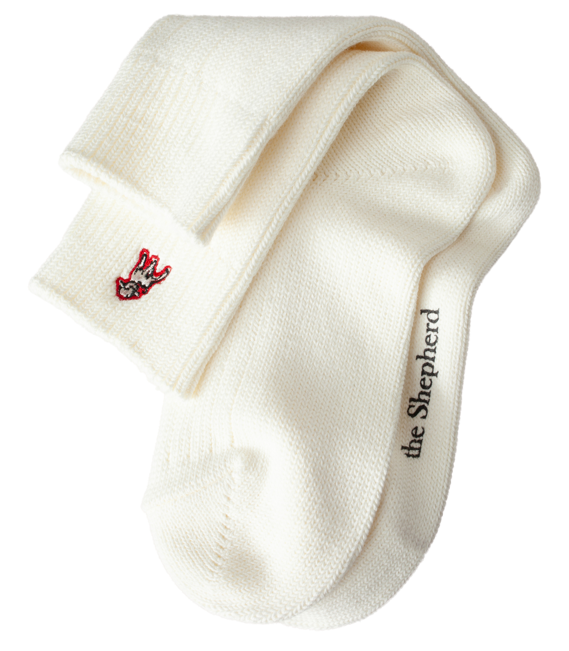Undercover White embroidered socks