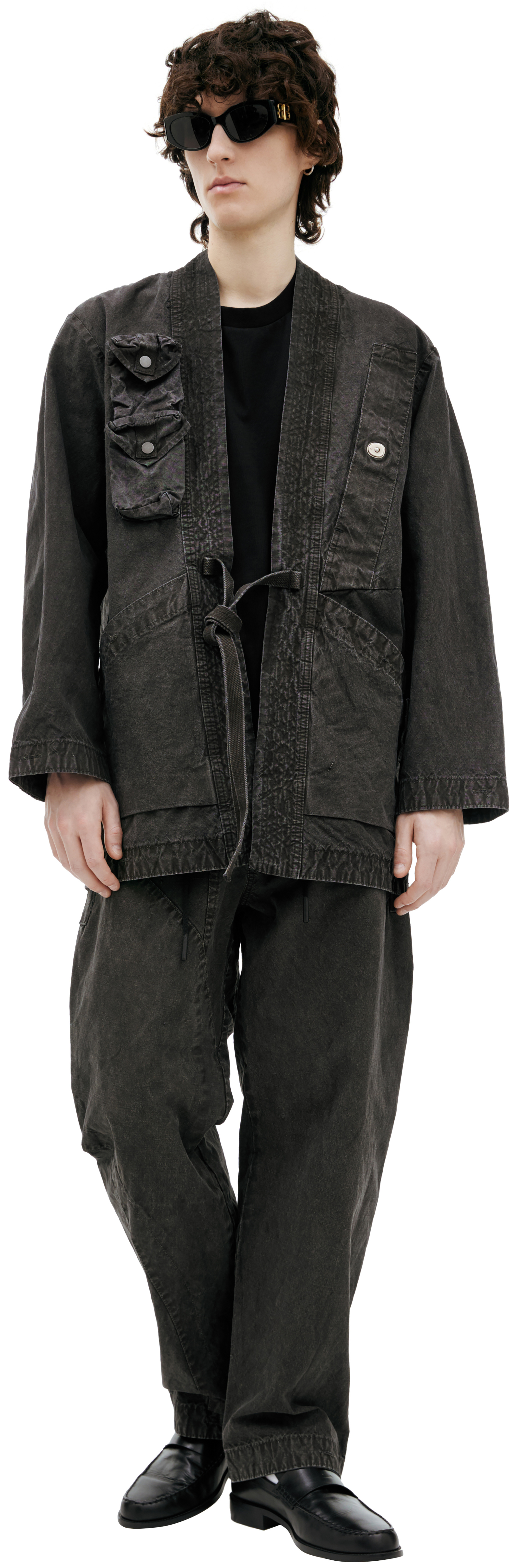 PLANIMETRY Kimono with patch pockets