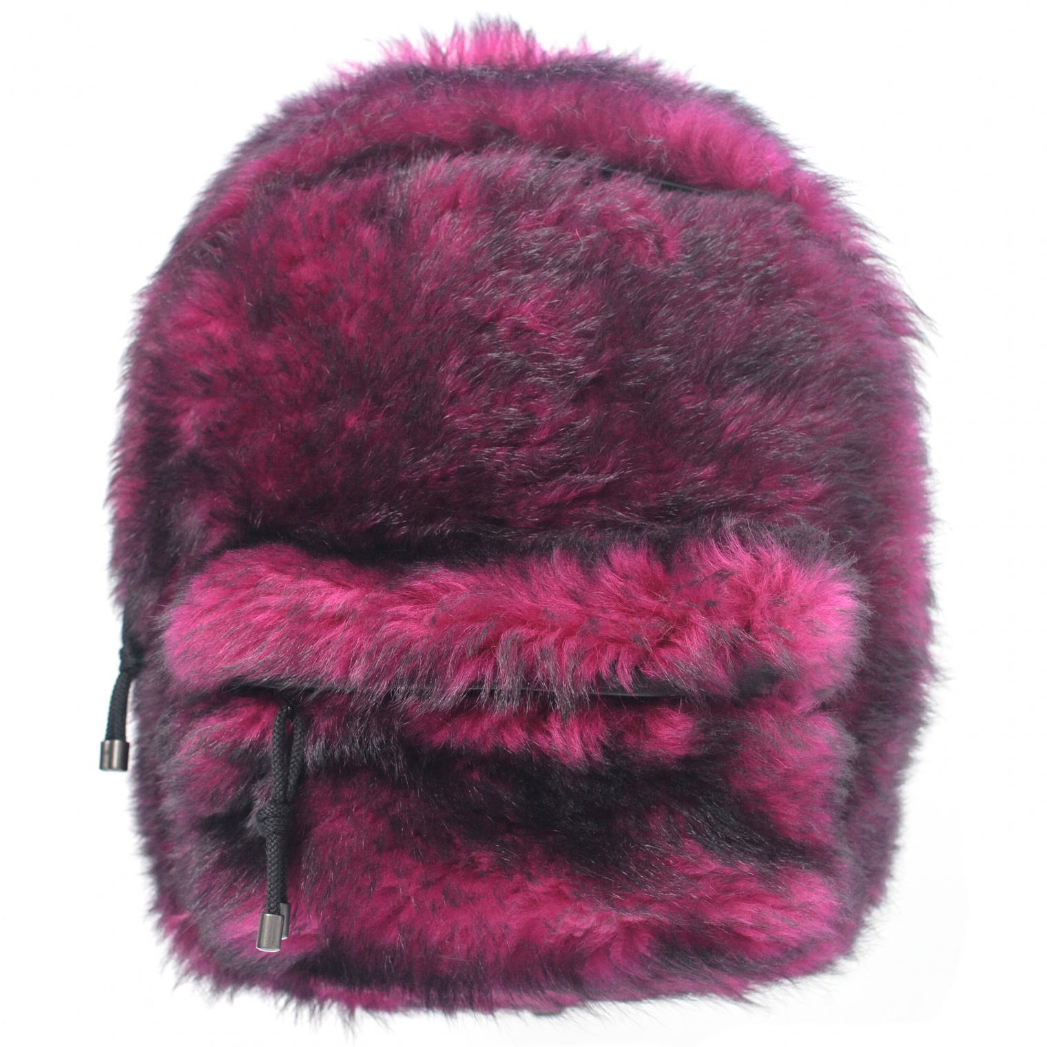 VETEMENTS Pink Shearling Backpack