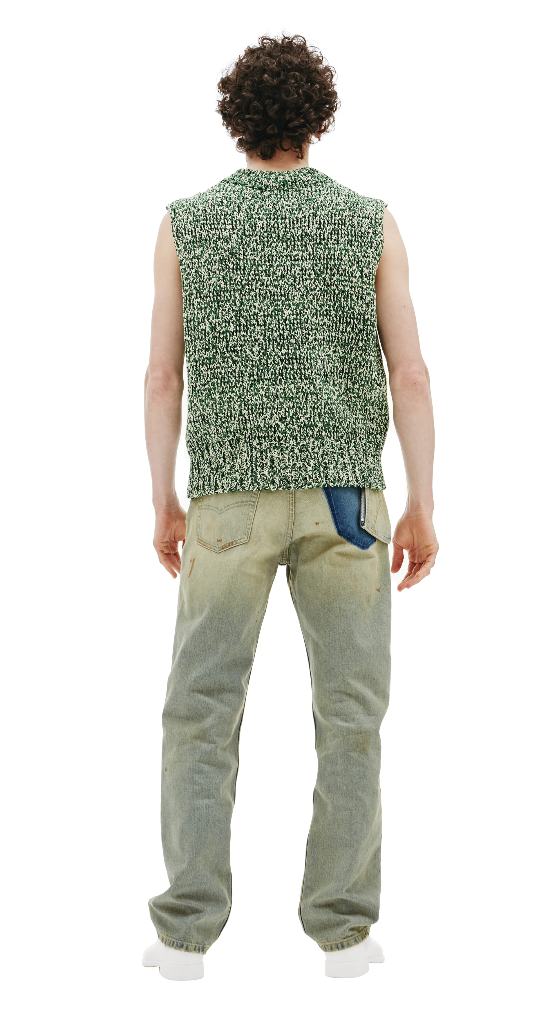 Maison Margiela Knitted V-neck vest