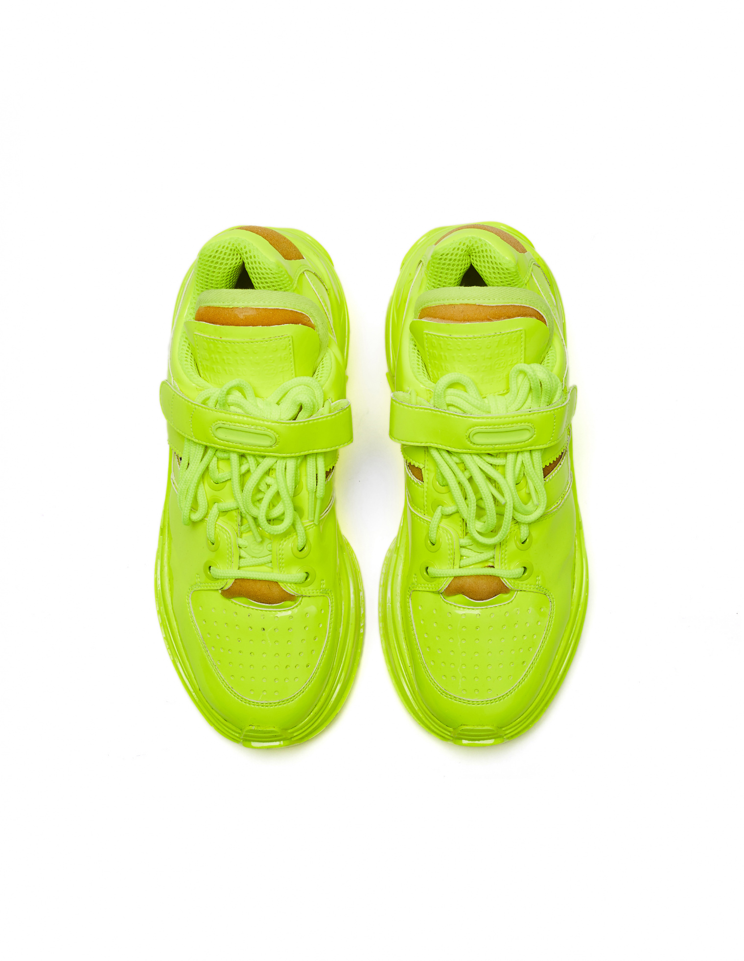 Maison Margiela Neon Yellow Retro Fit Sneakers