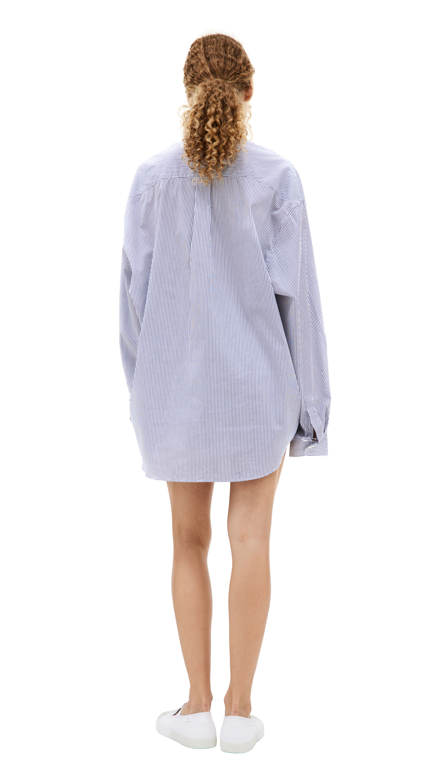 SPORTY & RICH SRC logo oversized shirt