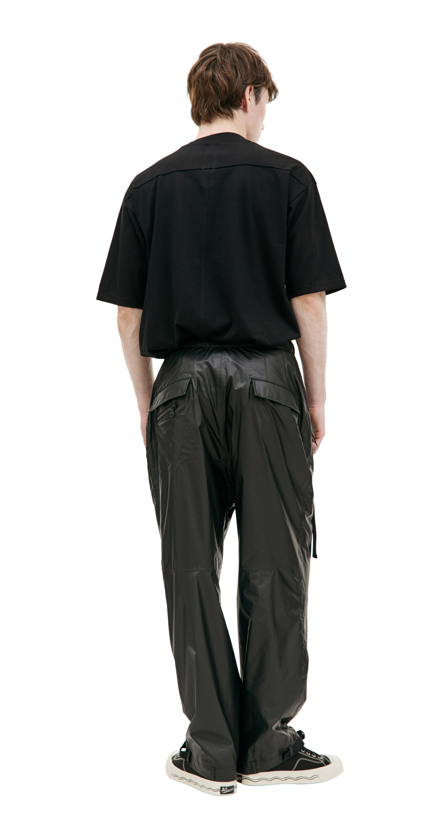 The Viridi-Anne Nylon zip trousers
