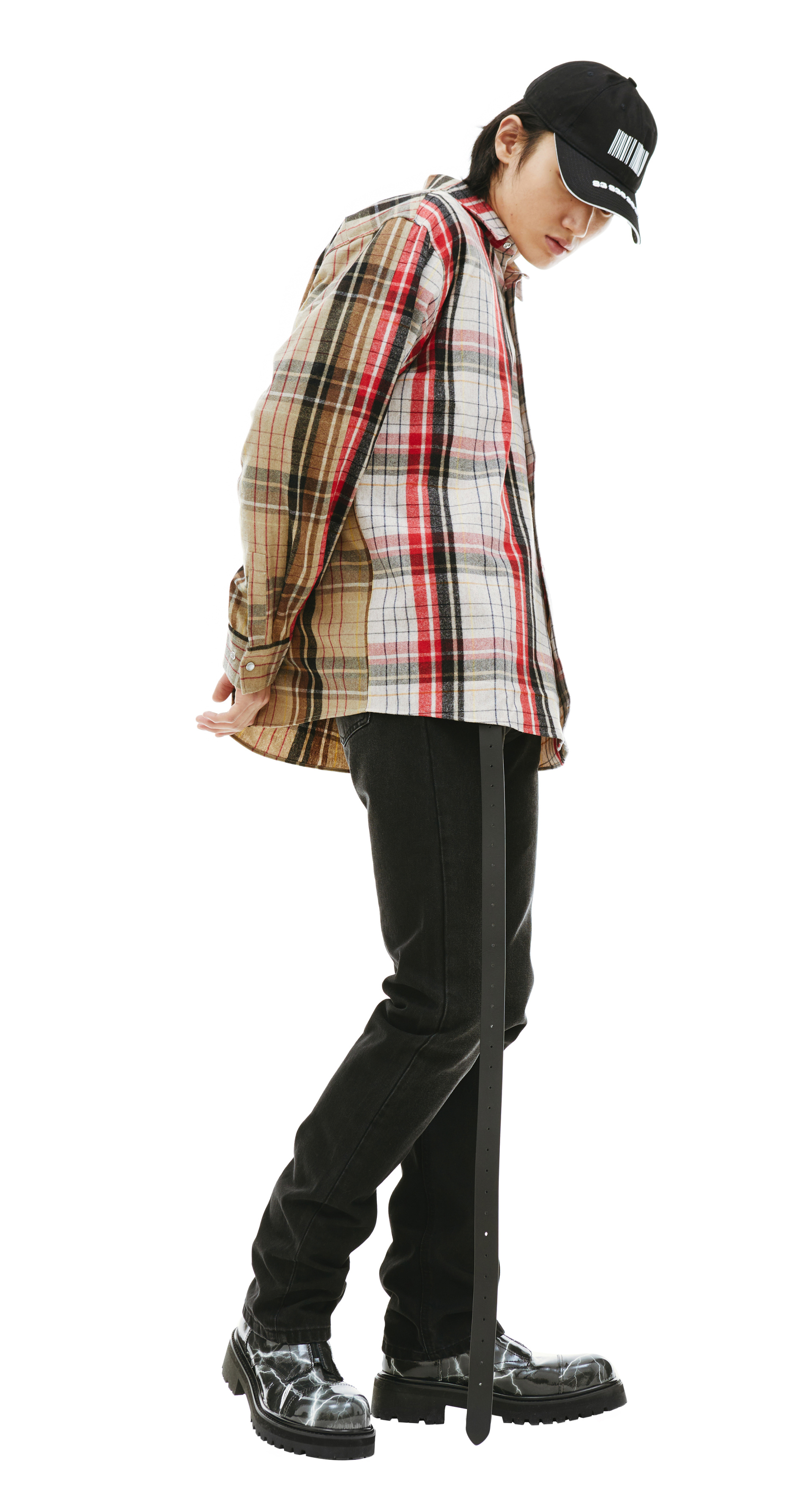 VETEMENTS Leather long belt