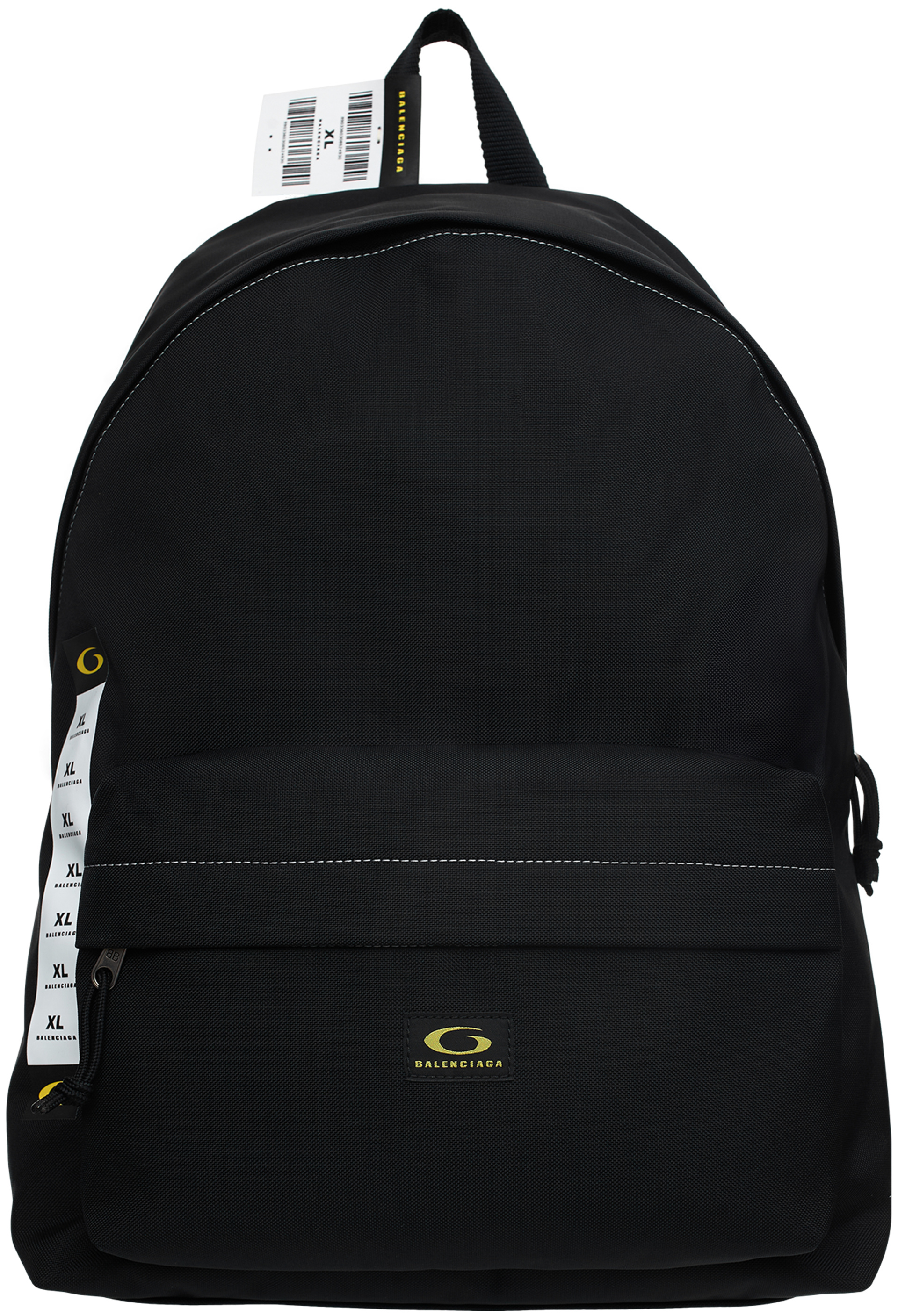 Balenciaga Black logo backpack