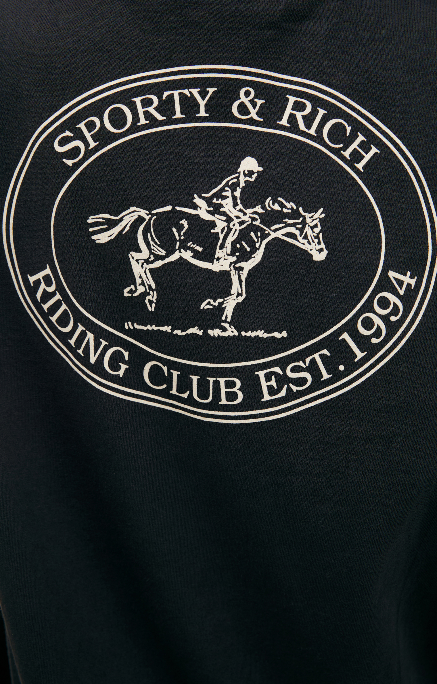 SPORTY & RICH Cotton Logo T-shirt