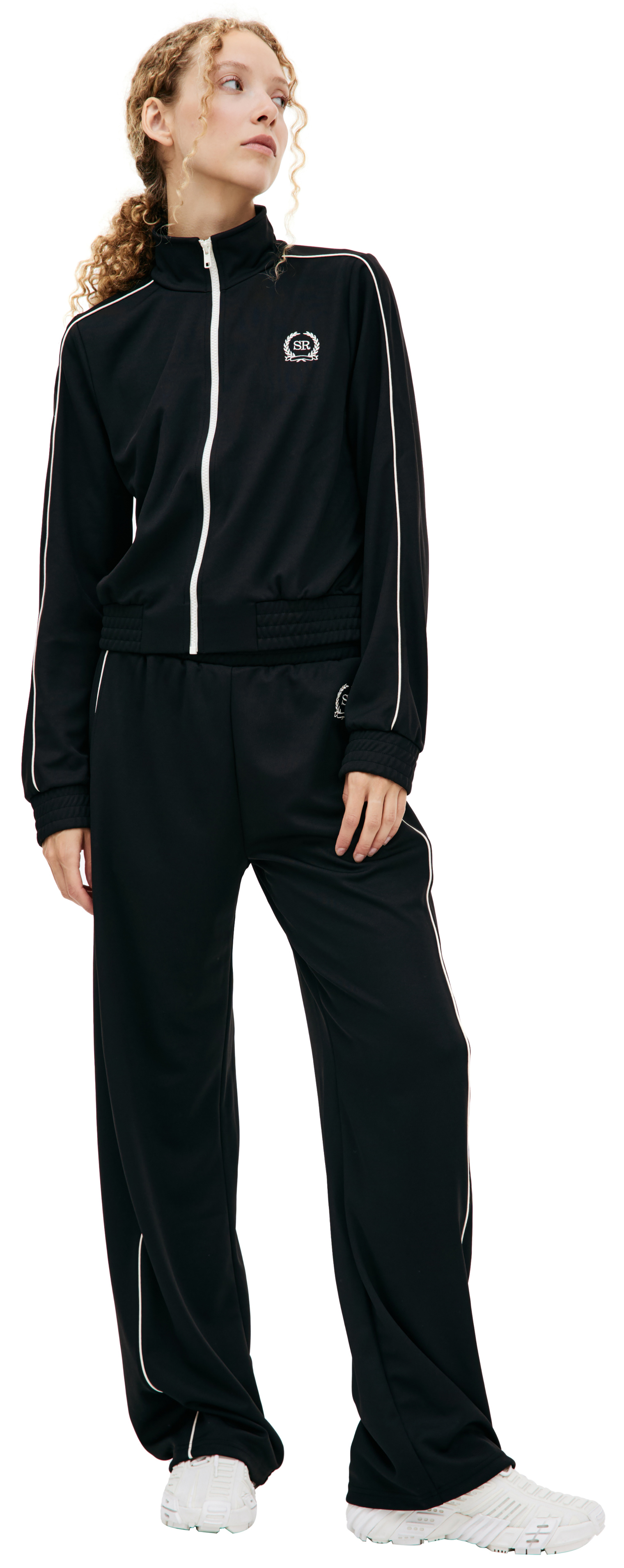 SPORTY & RICH Embroidered track jacket