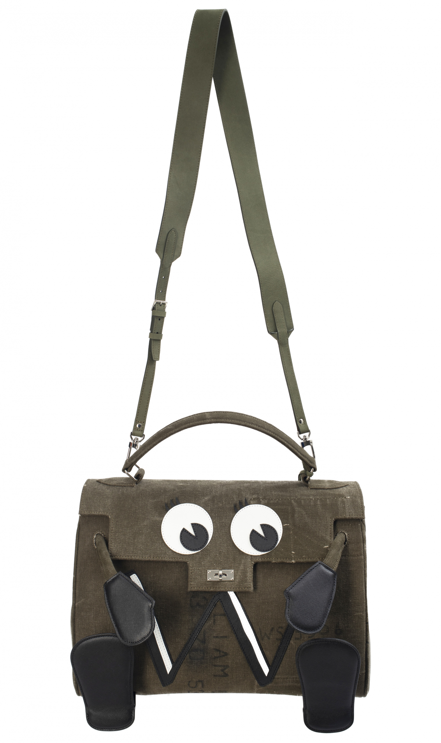 Buy Readymade women khaki readymade x dr. woo doll bag for $5,120