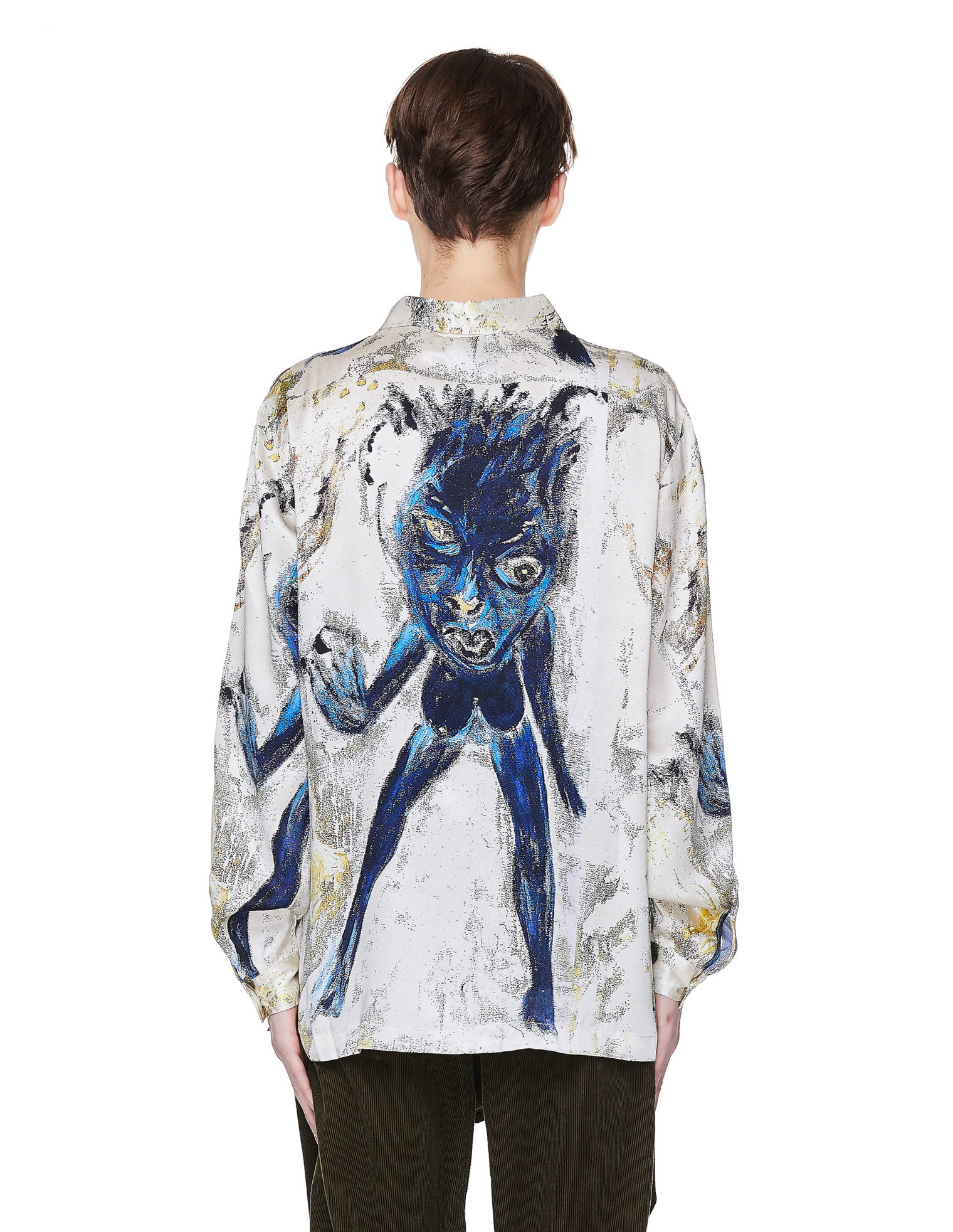 トップス Enfants Riches Deprimes ANIME SILK SHIRT Enfants Riches Deprimes Floral Silk Shirt | Depop