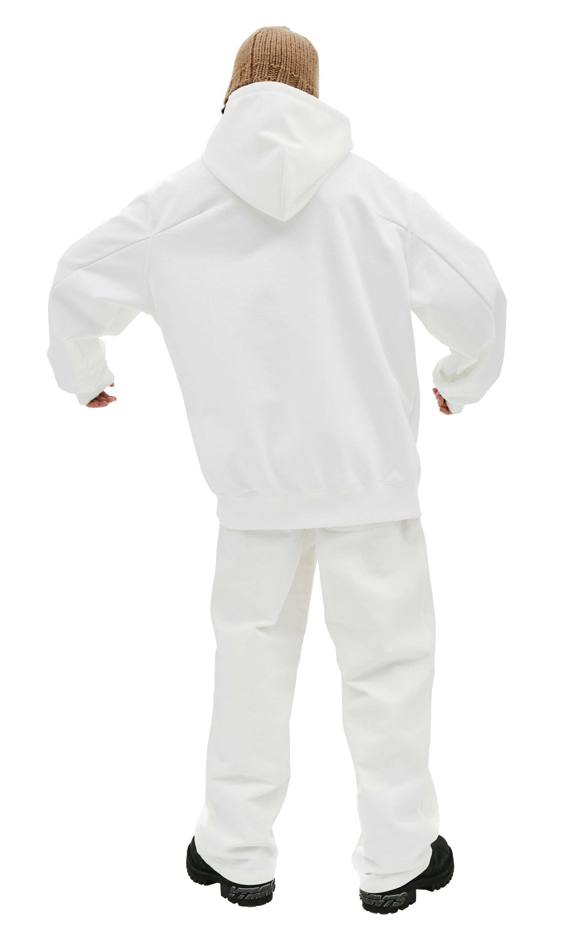 Doublet White Embroidered Birthday Hoodie
