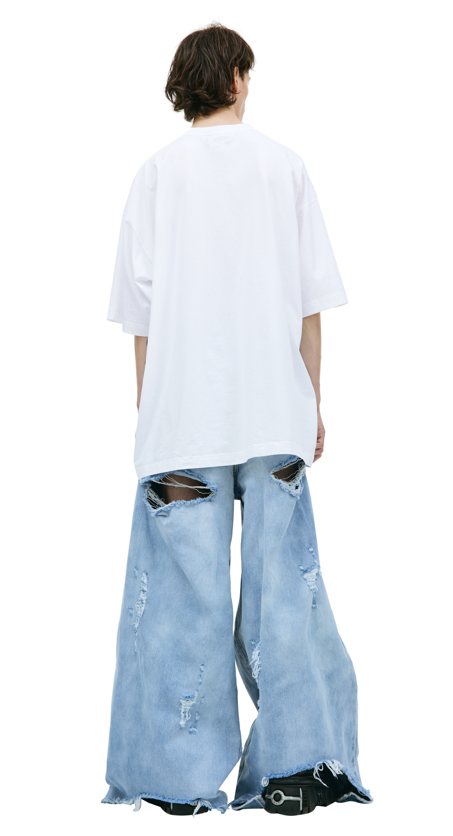 VETEMENTS Оверсайз футболка с принтом