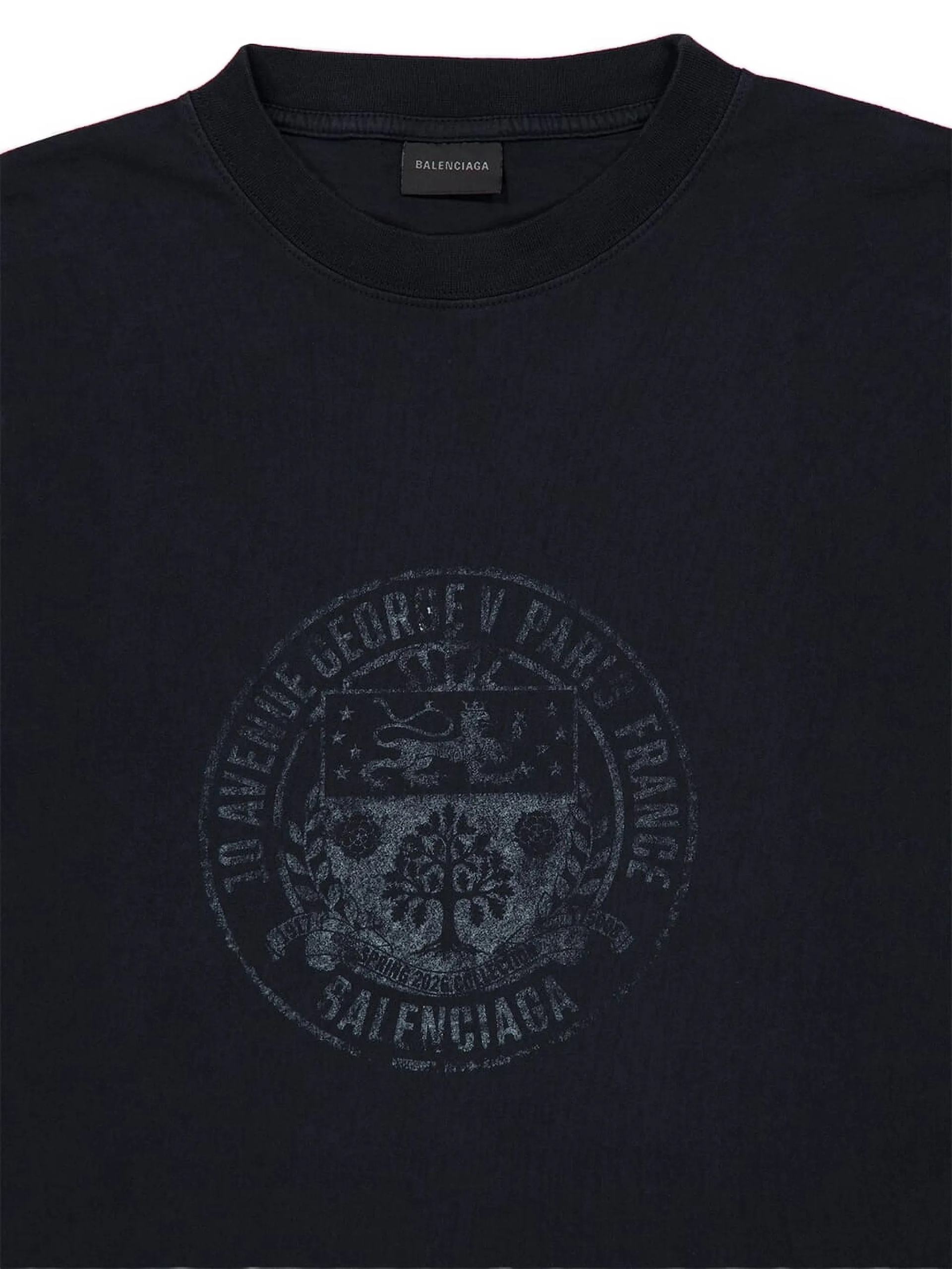 Balenciaga Black print T-shirt