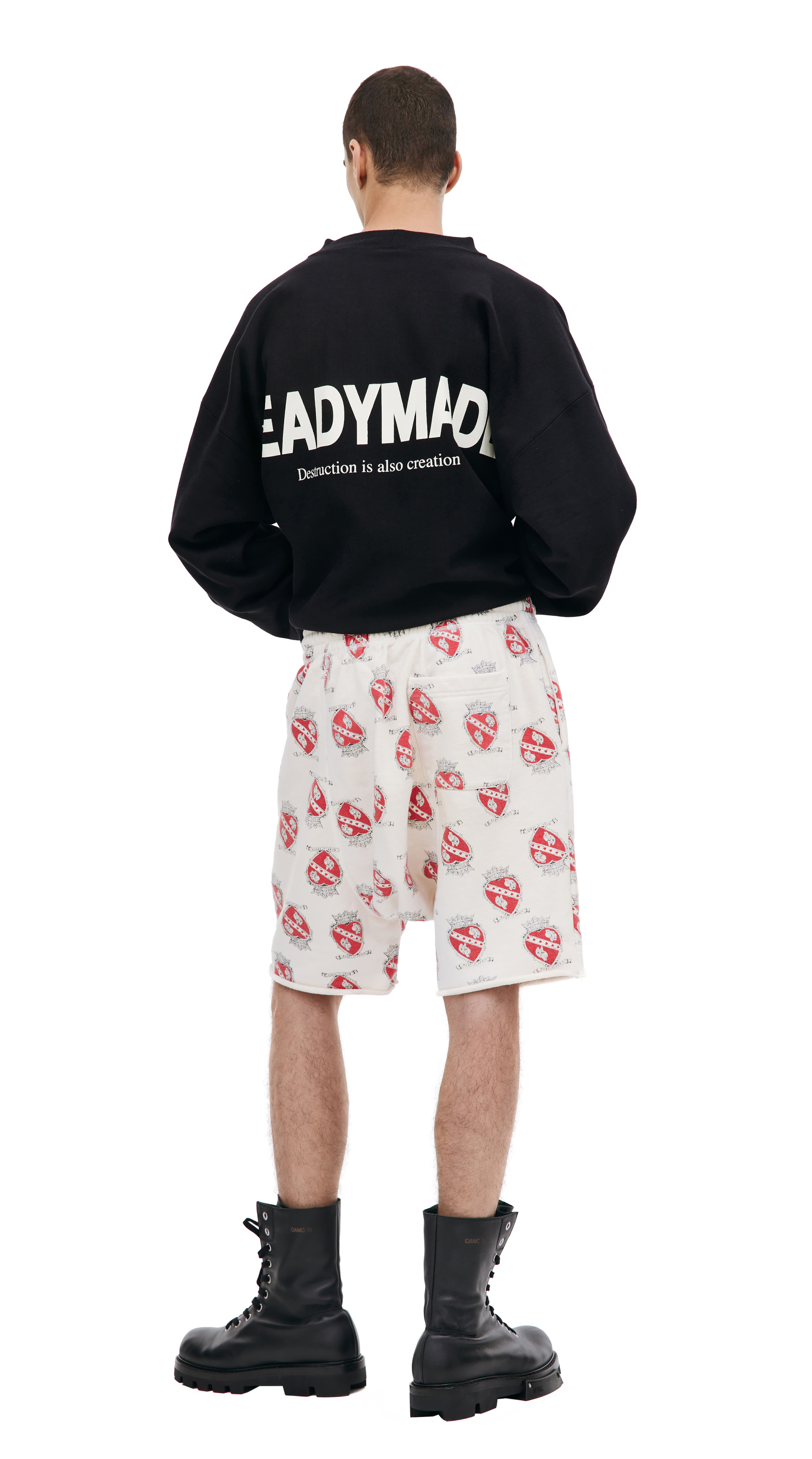 Saint Michael Heart sweat shorts