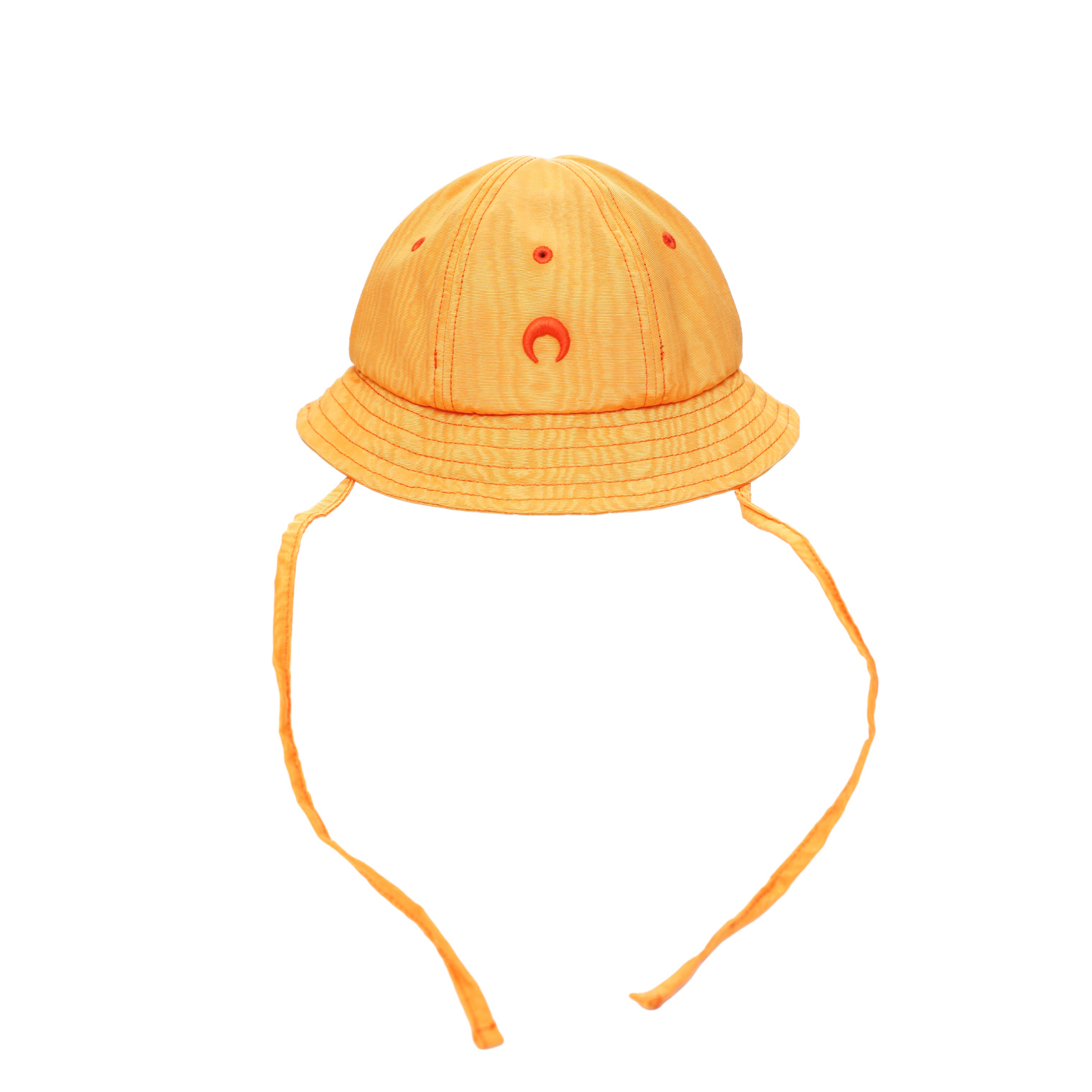 MARINE SERRE Orange Bell beach hat