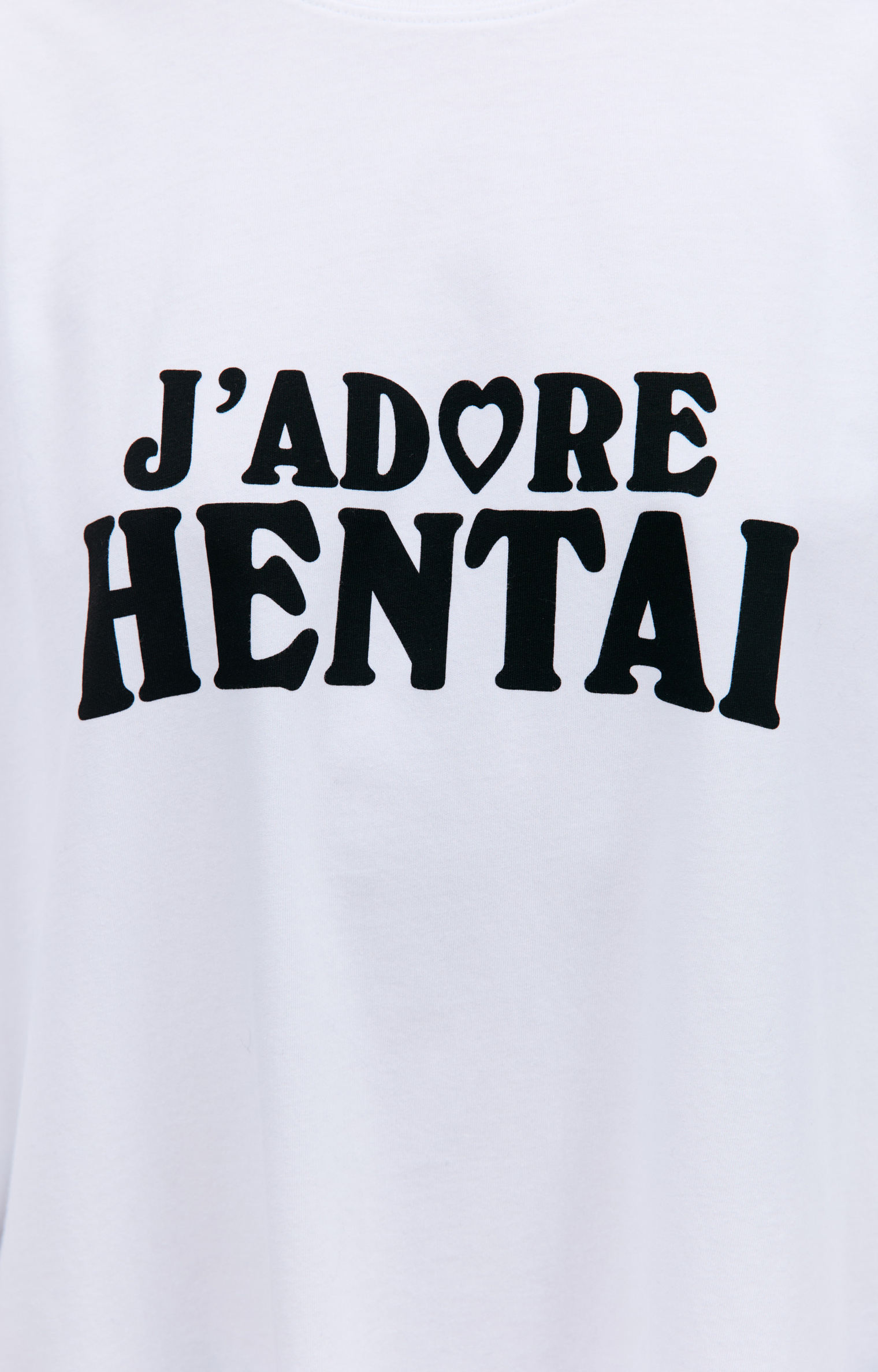 VETEMENTS White \'J\'adore Hentai\' t-shirt
