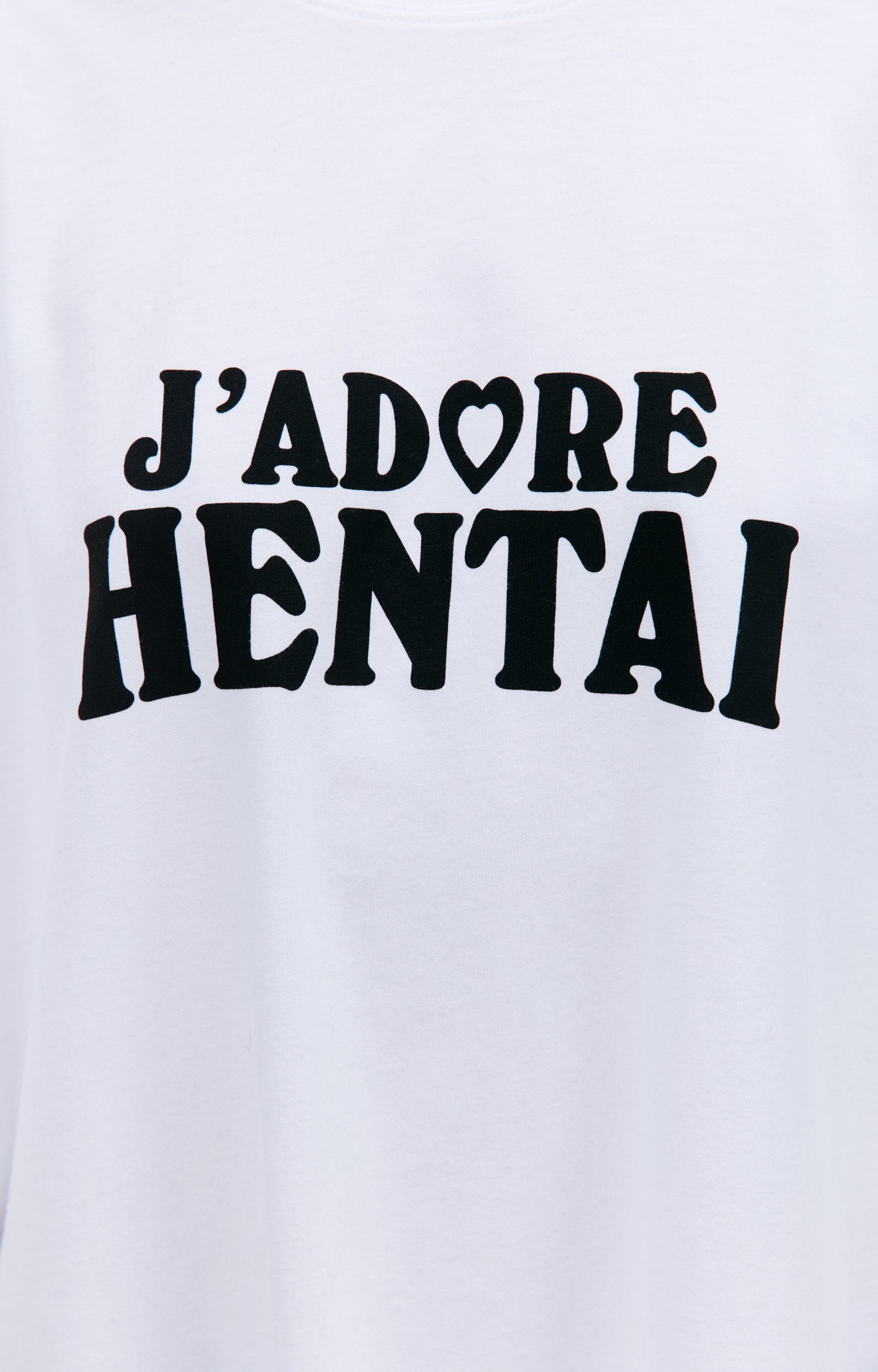 VETEMENTS White \'J\'adore Hentai\' t-shirt