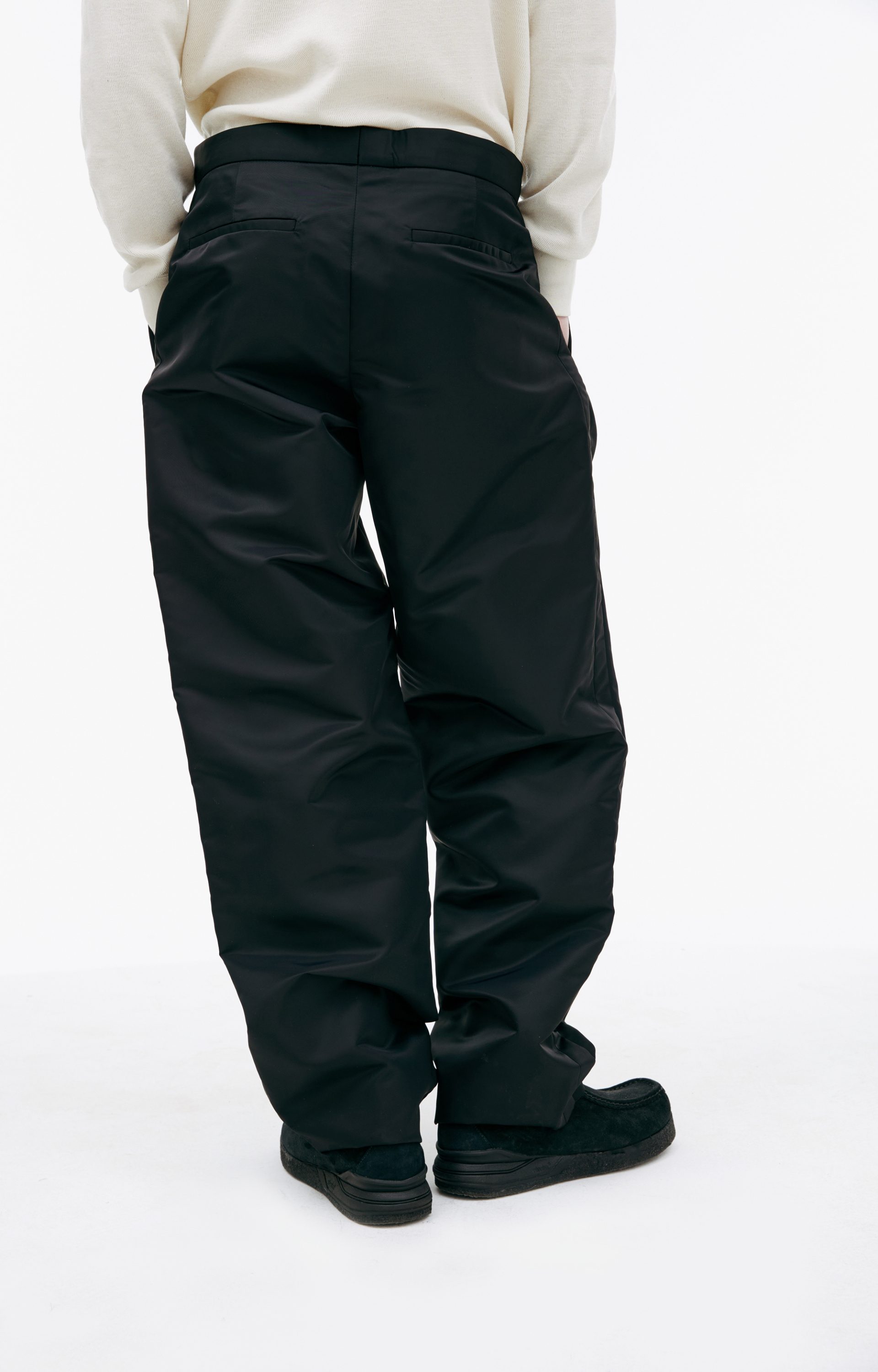 LOUIS GABRIEL NOUCHI Wide trousers with flaps