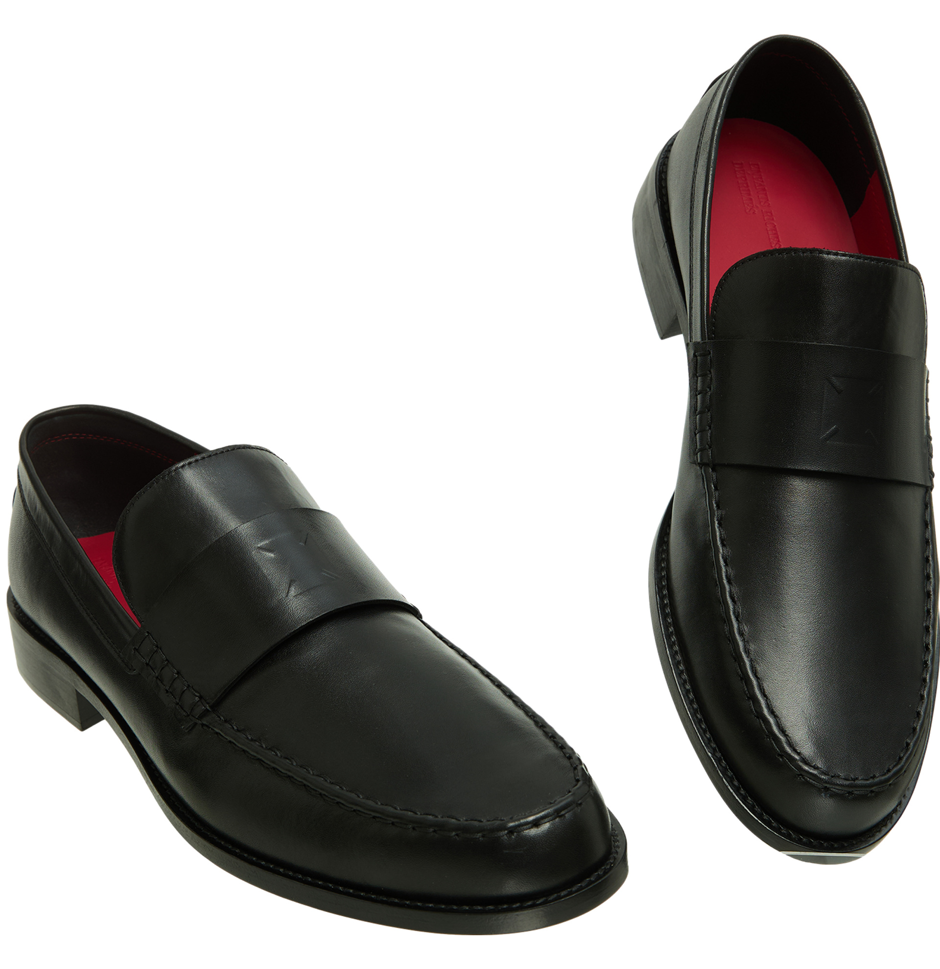 Enfants Riches Déprimés Black leather loafers