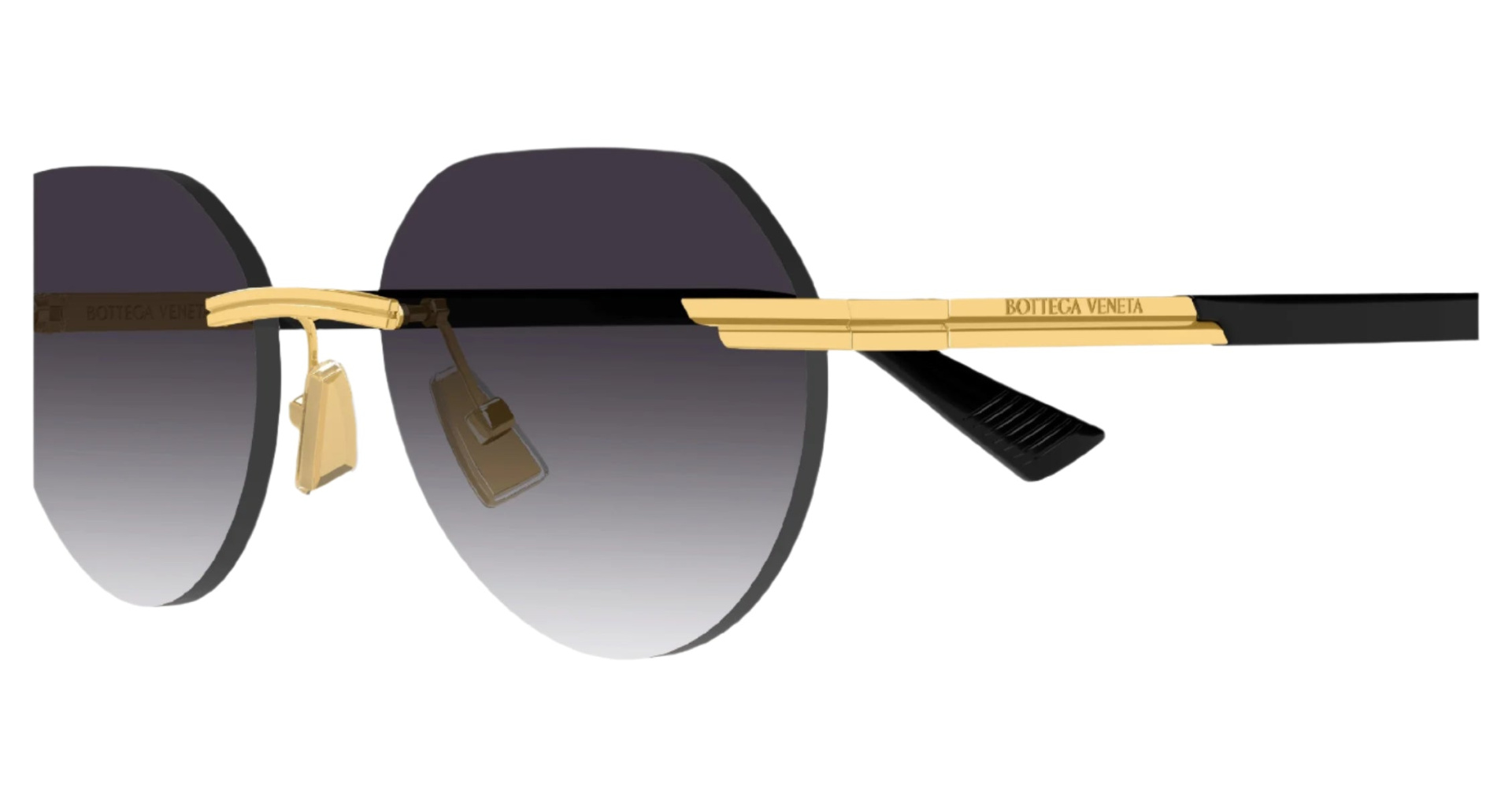 Bottega Veneta Glaze Rimless Sunglasses