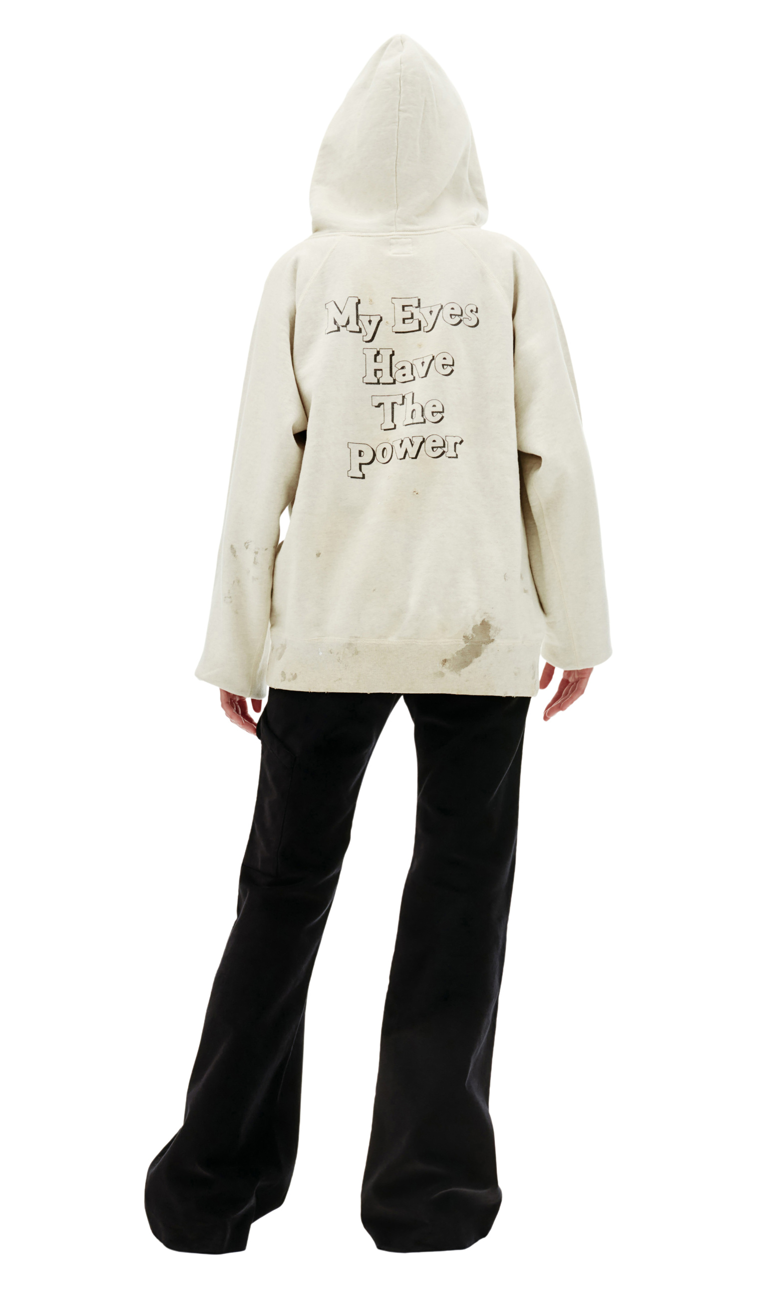 Saint Michael God Eye Printed Hoodie