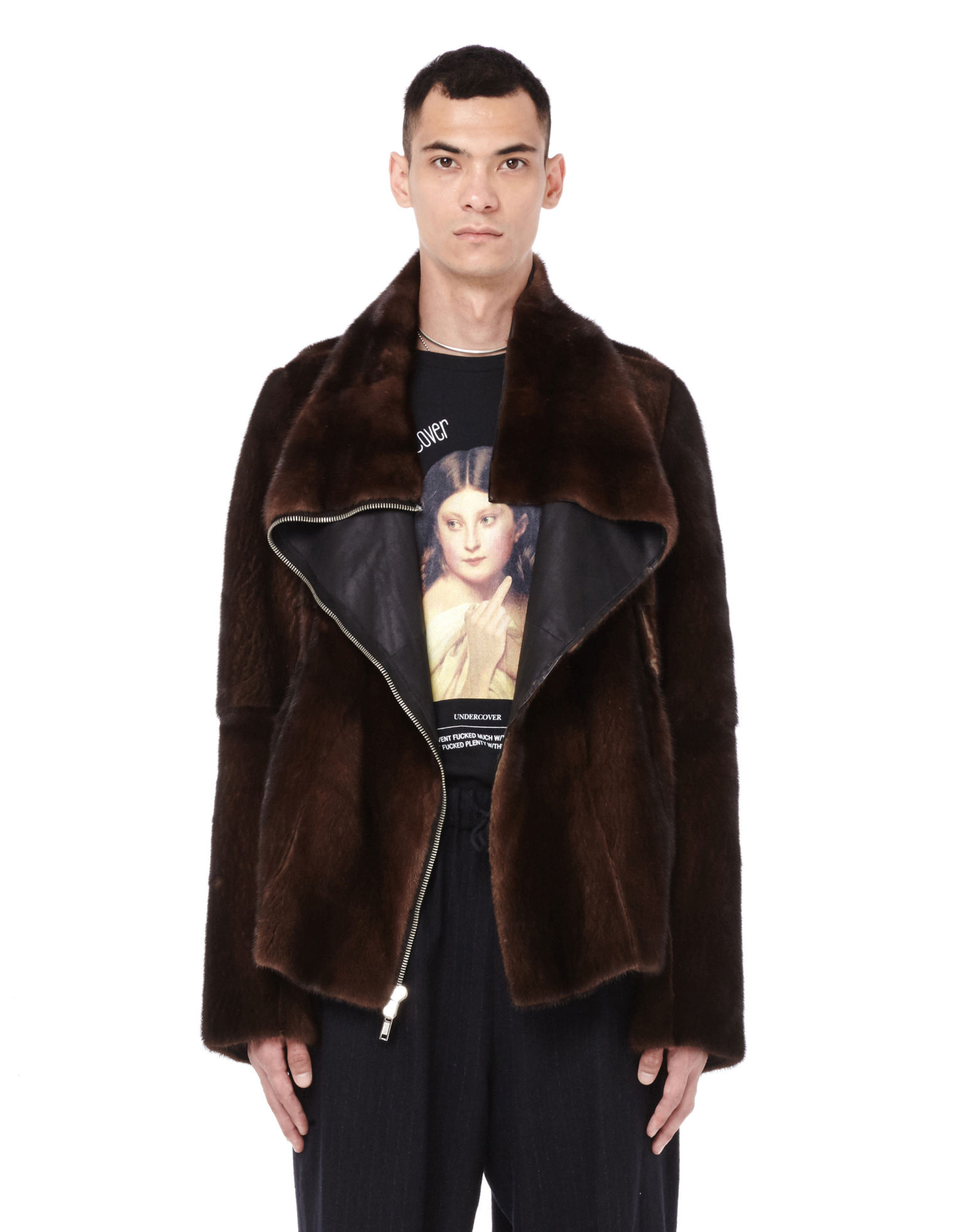 HUN Rick Owens Reversible Mink Fur Jacket