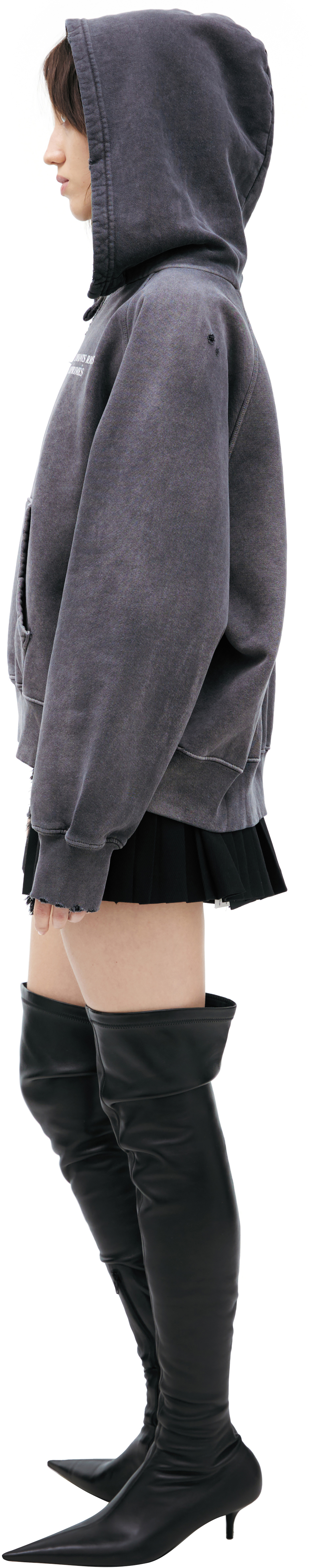 Enfants Riches Déprimés Black logo hoodie