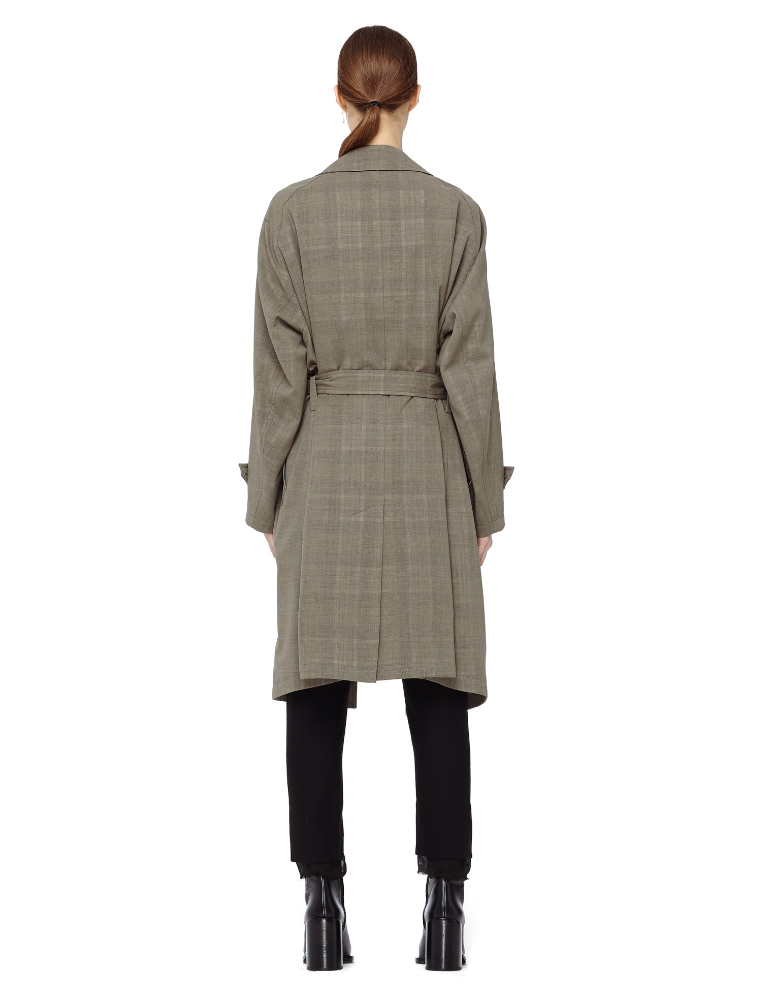Maison Margiela Тренч из шерсти с поясом