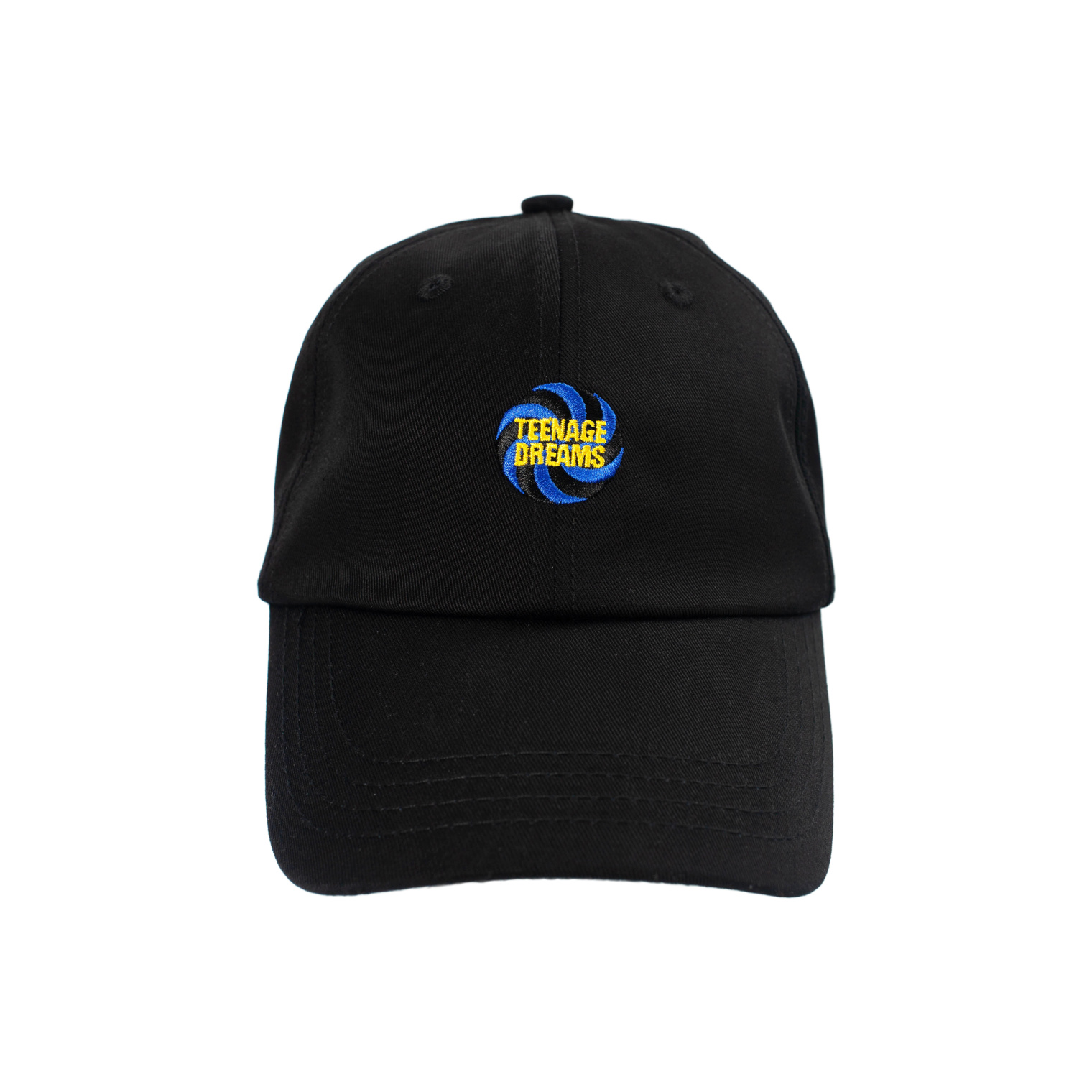 Raf Simons Black Embroidered Teenage Dreams Cap