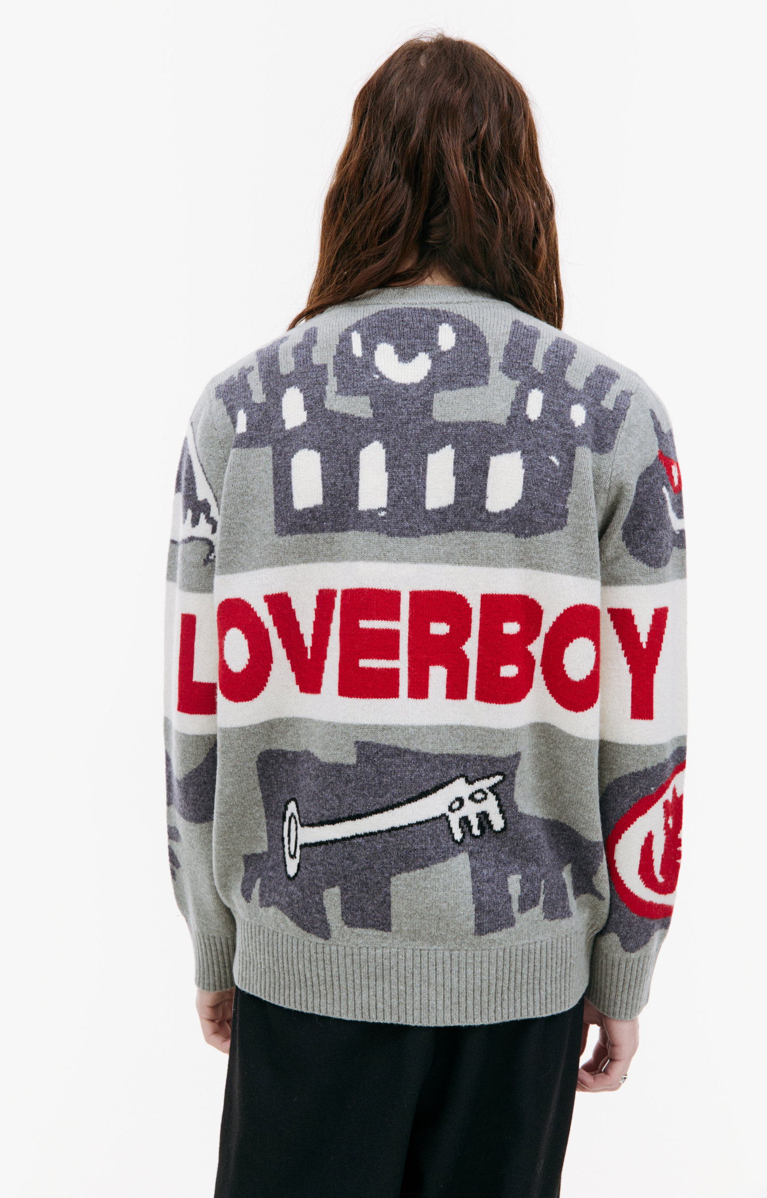 CHARLES JEFFREY LOVERBOY Loverboy logo sweater