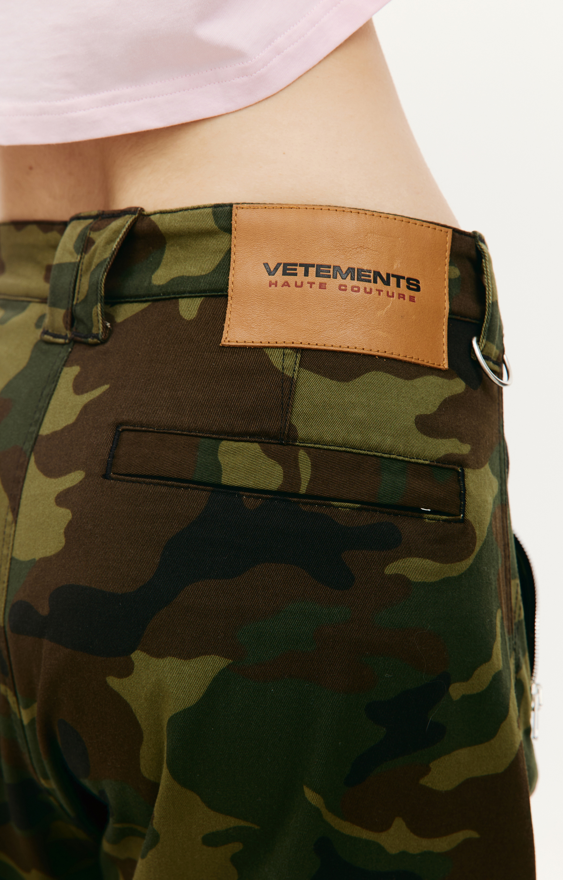VETEMENTS Transformer camouflage cargo trousers