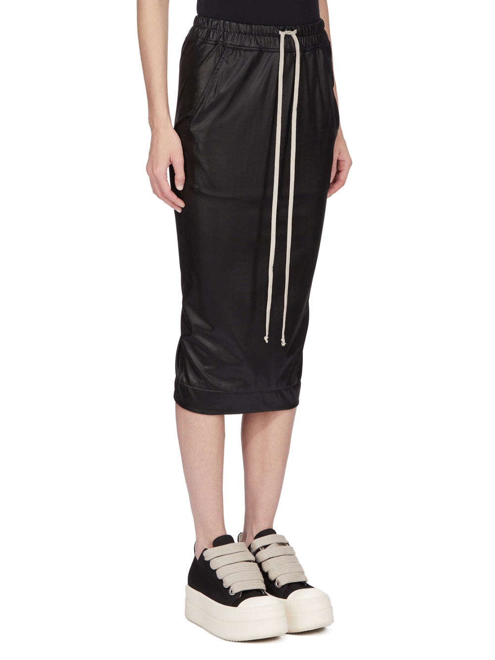 DRKSHDW by Rick Owens Pull On Pillar Skirt Knee