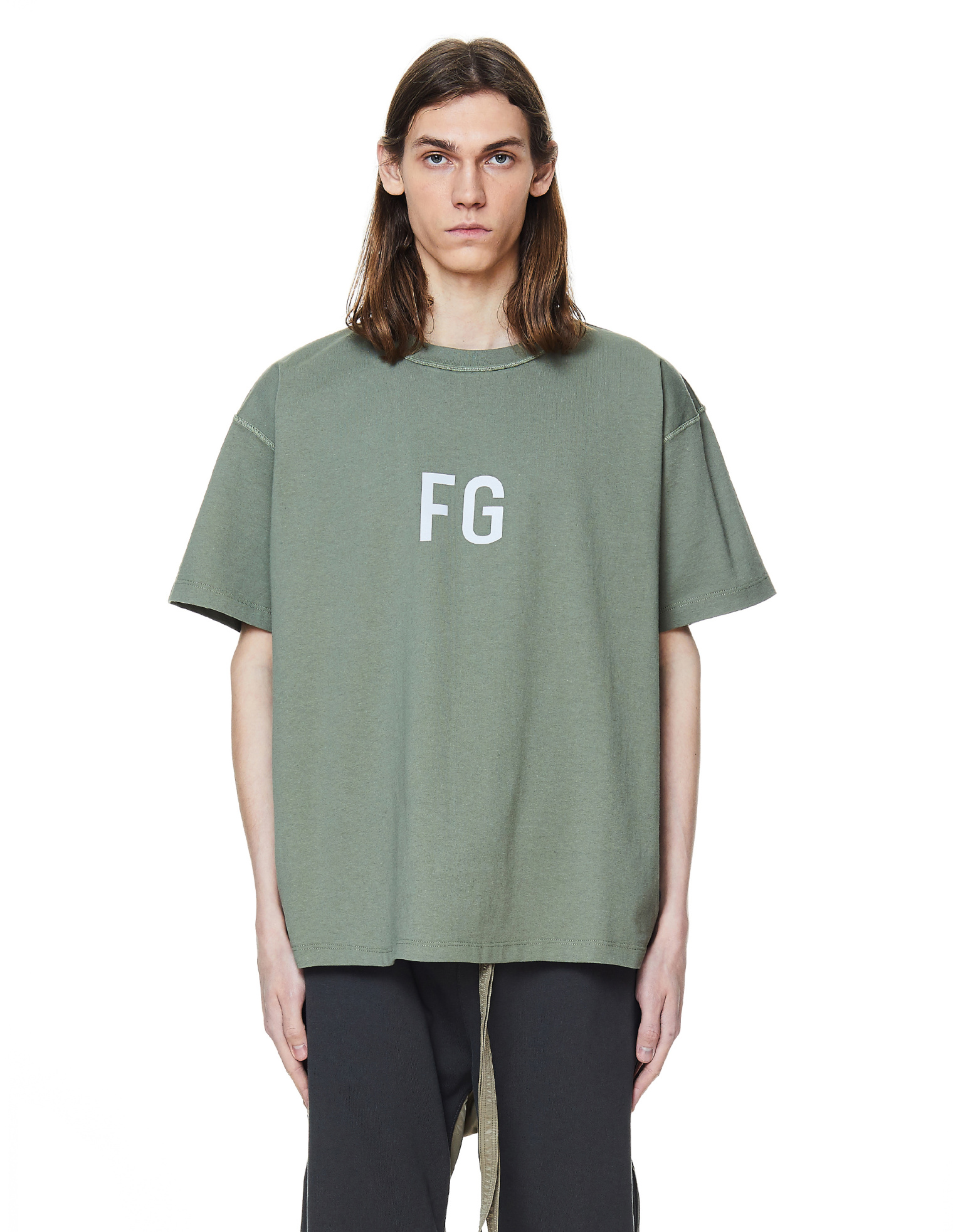 Fear of God Футболка с рефлектив-принтом FG