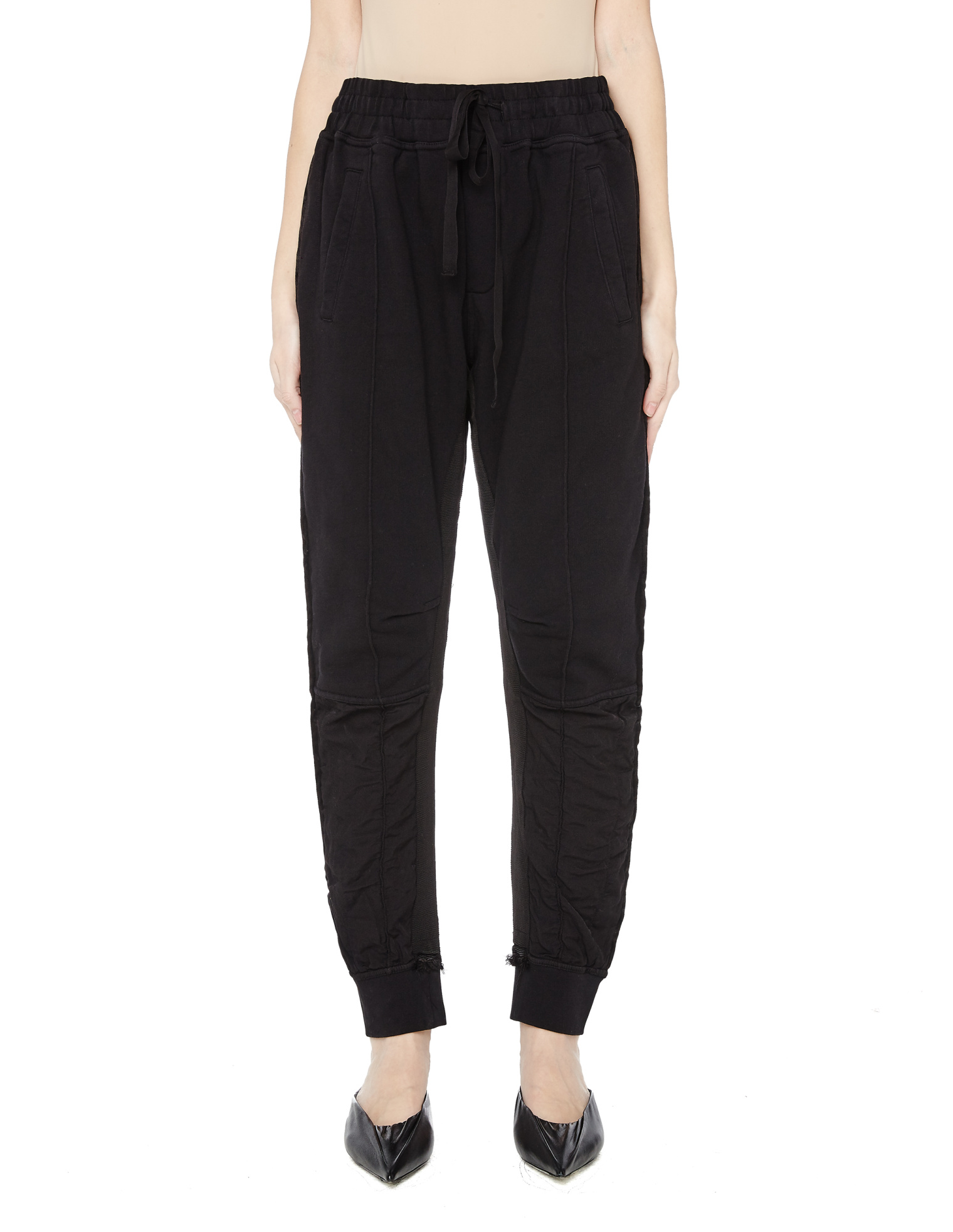 Haider Ackermann Хлопковые брюки-треники на кулиске