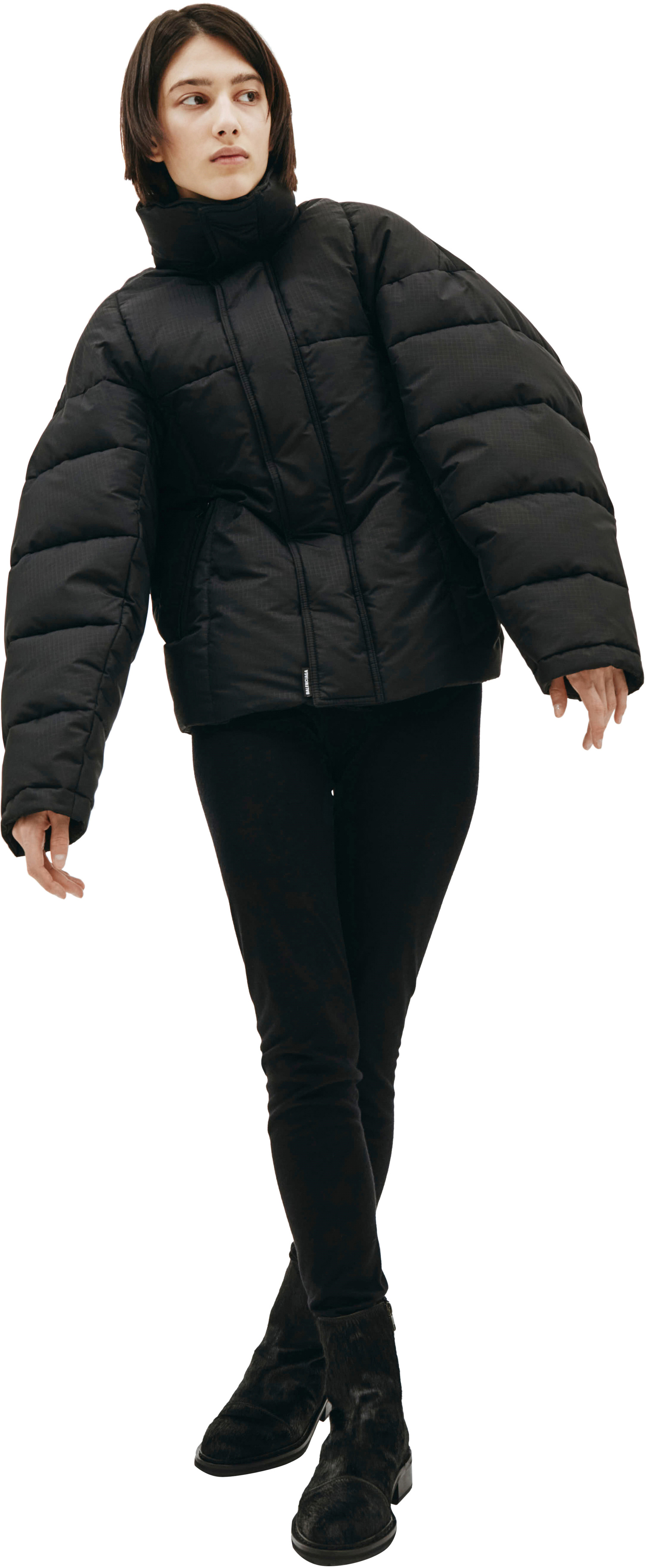 Balenciaga Black Upside Down Puffer Jacket