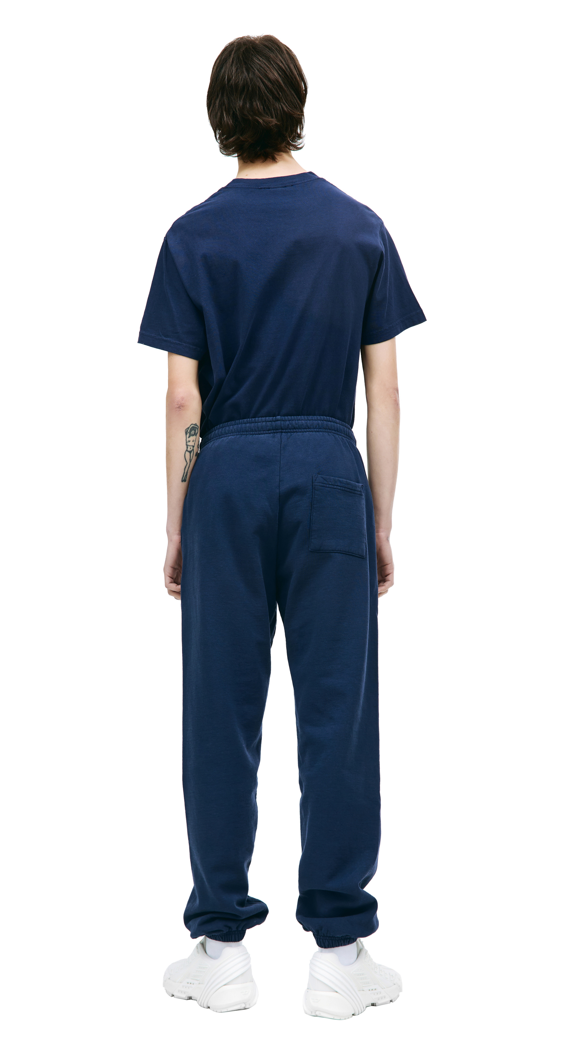 SPORTY & RICH Navy blue Exercise Often sweatpants