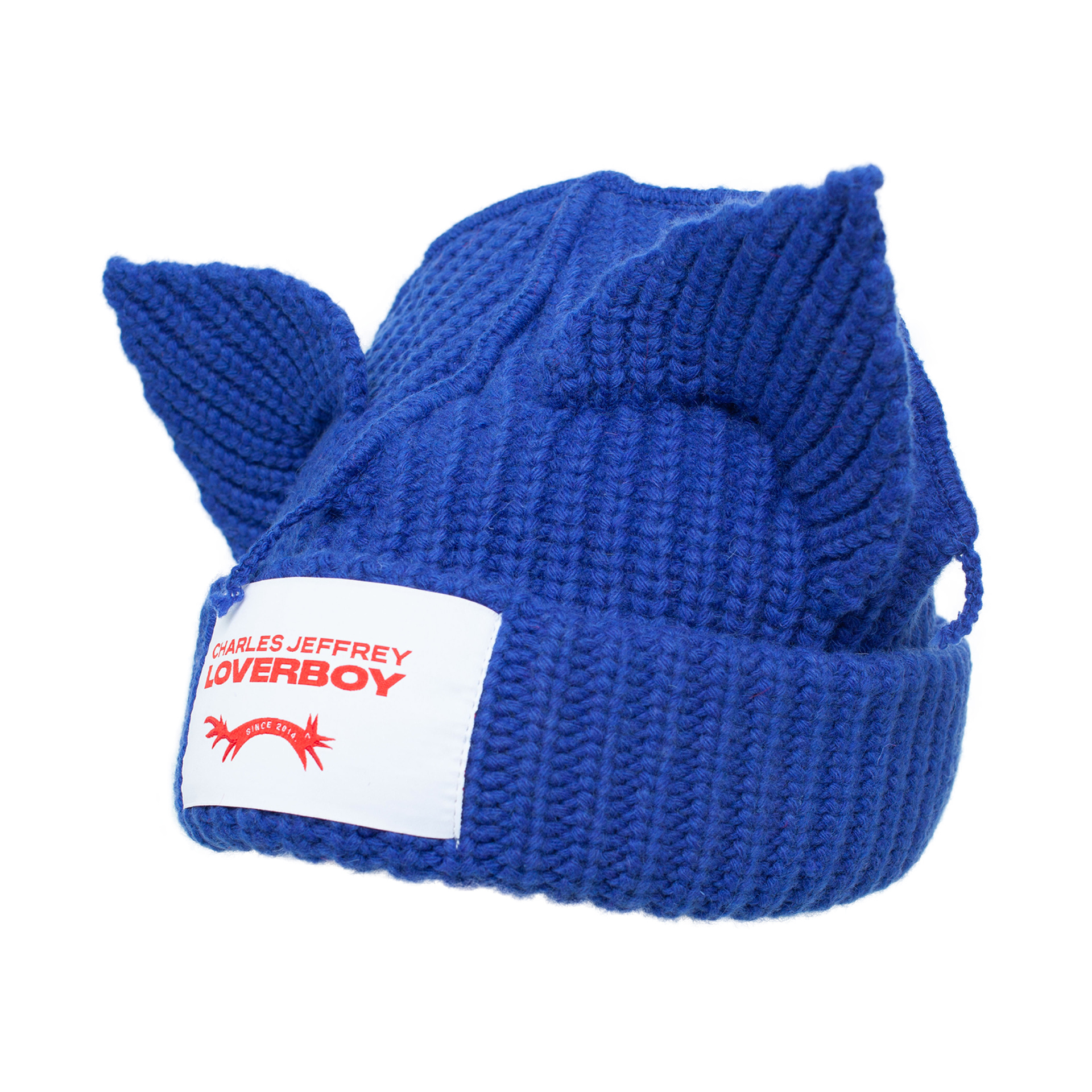 CHARLES JEFFREY LOVERBOY Knitted wool beanie
