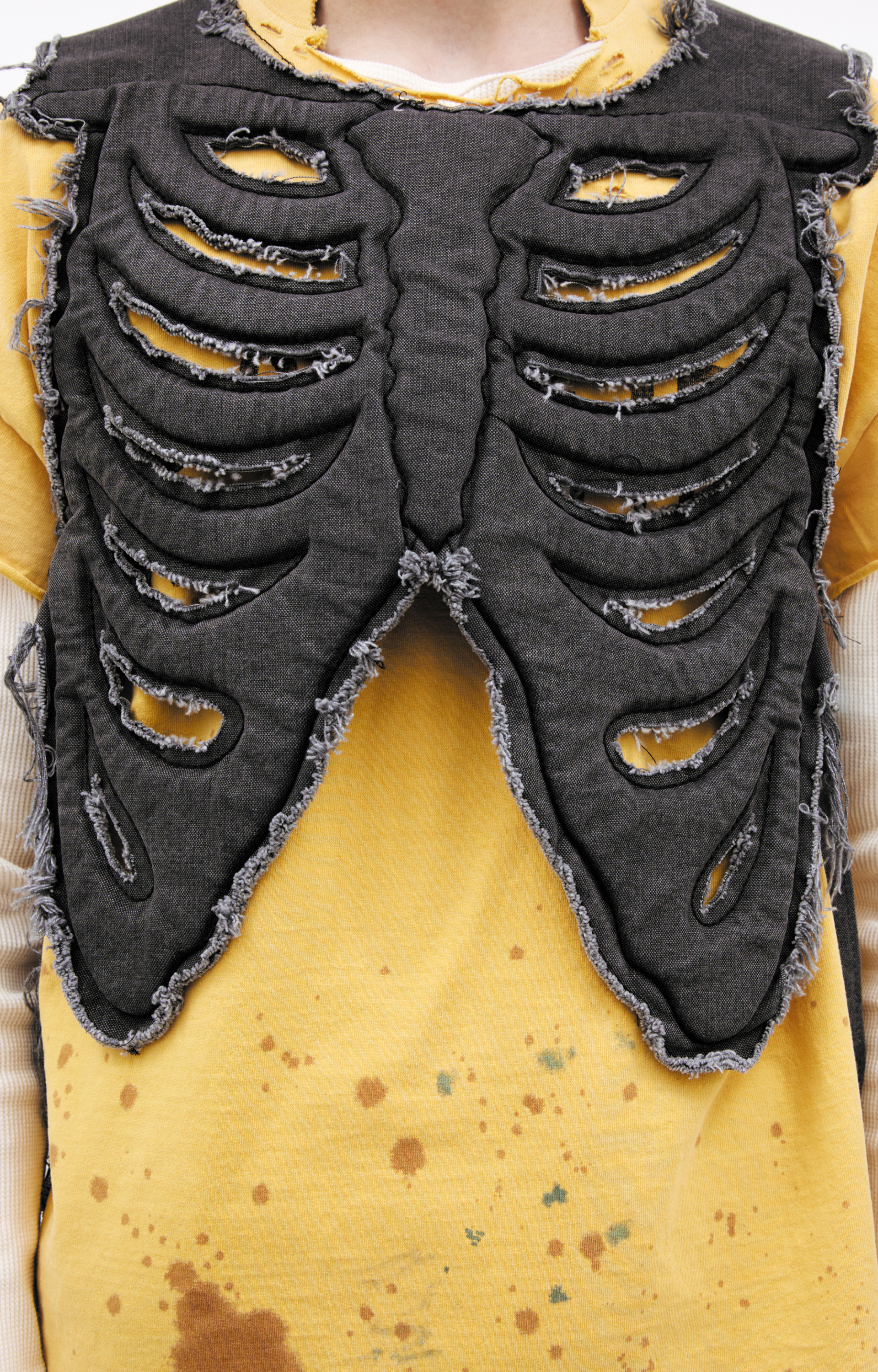 Satoshi Nakamoto Black skeleton vest