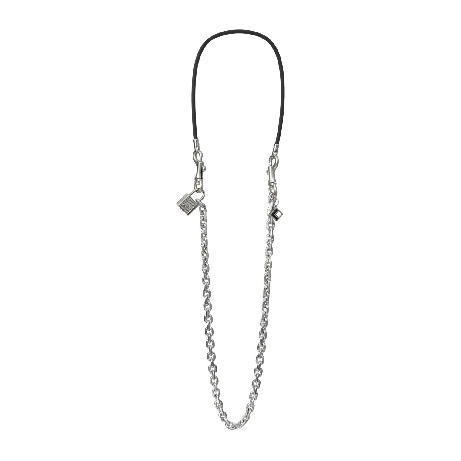 Doublet Silver chain necklace