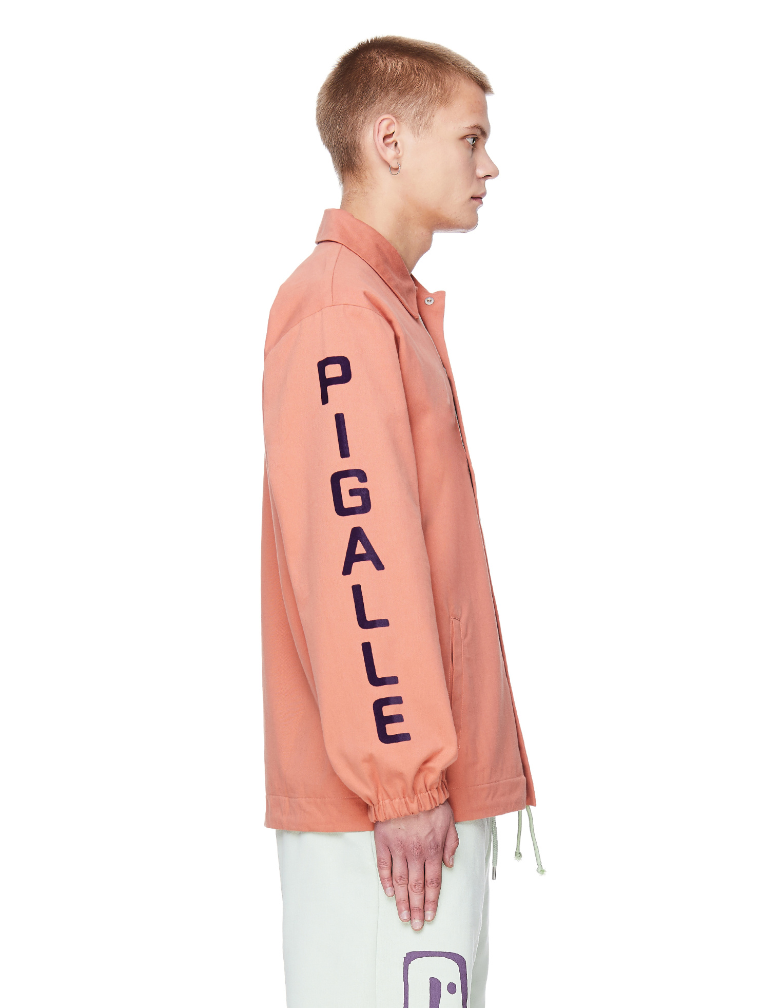 Pigalle Pink Cotton TM Coach Jacket