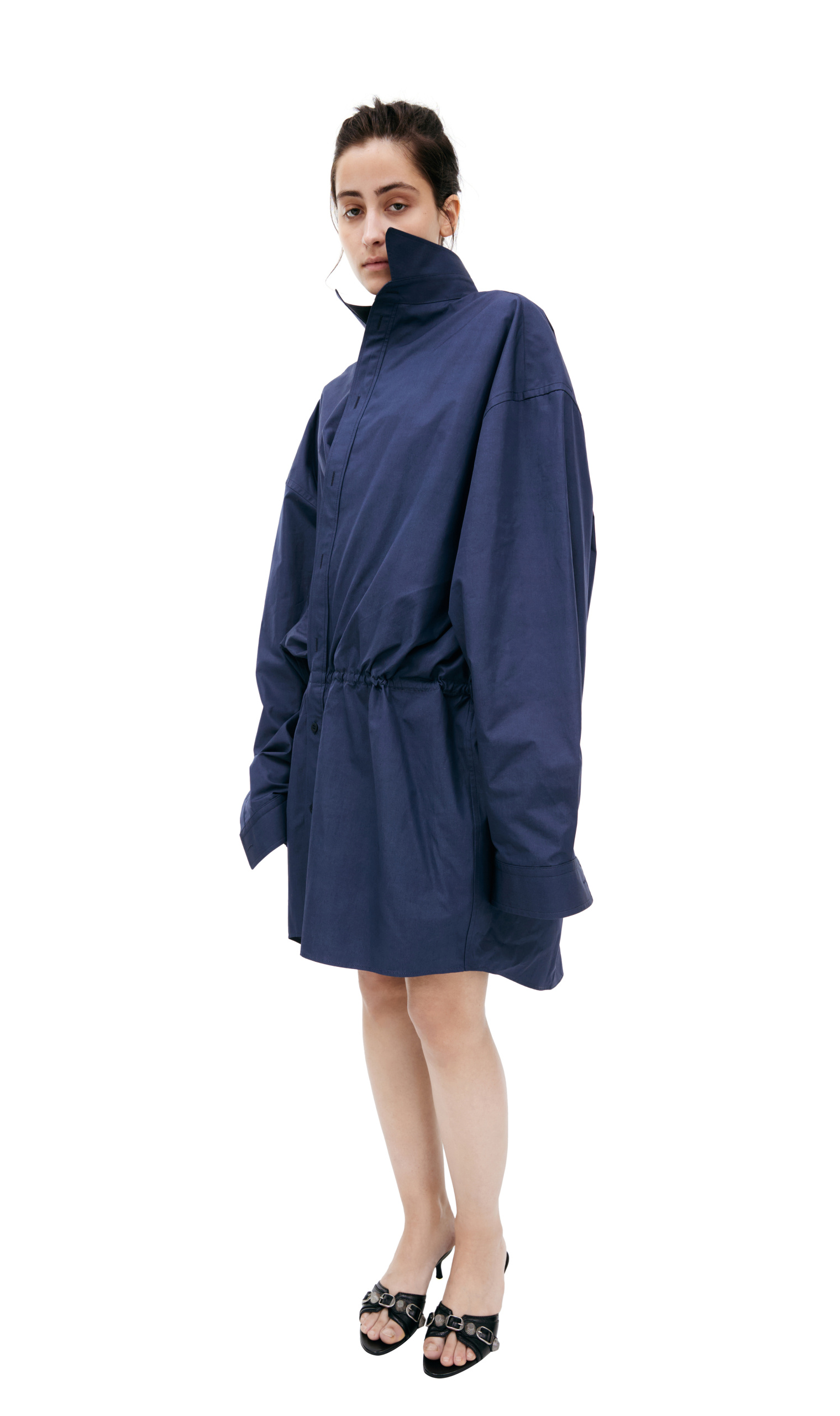 Balenciaga Navy blue cotton dress