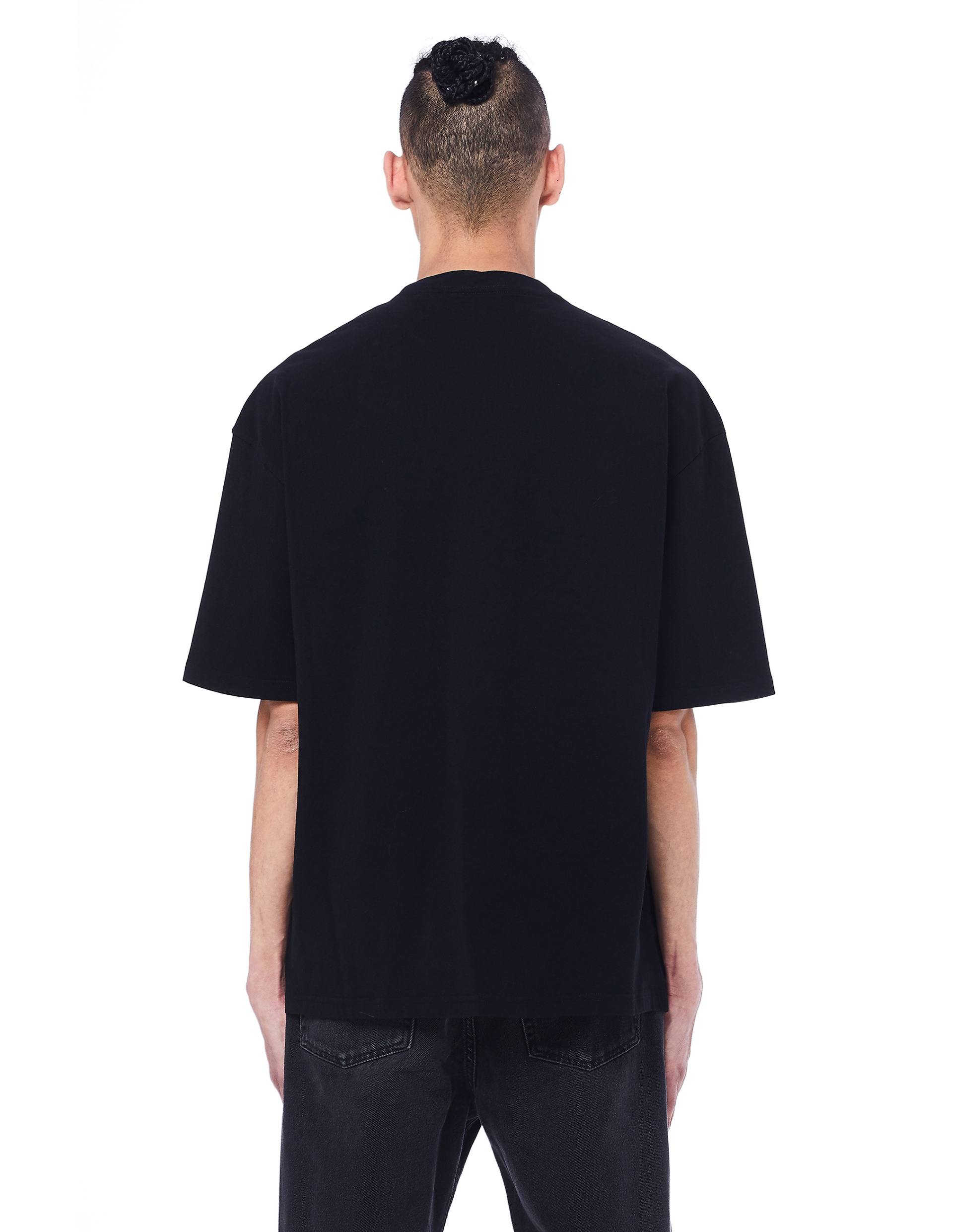 Balenciaga Black Cotton Workout T-Shirt