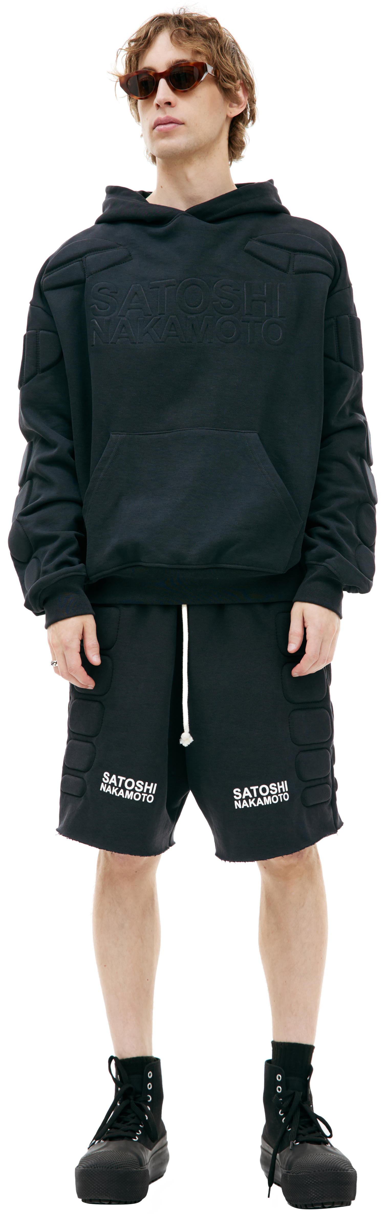 Satoshi Nakamoto Black moto hoodie