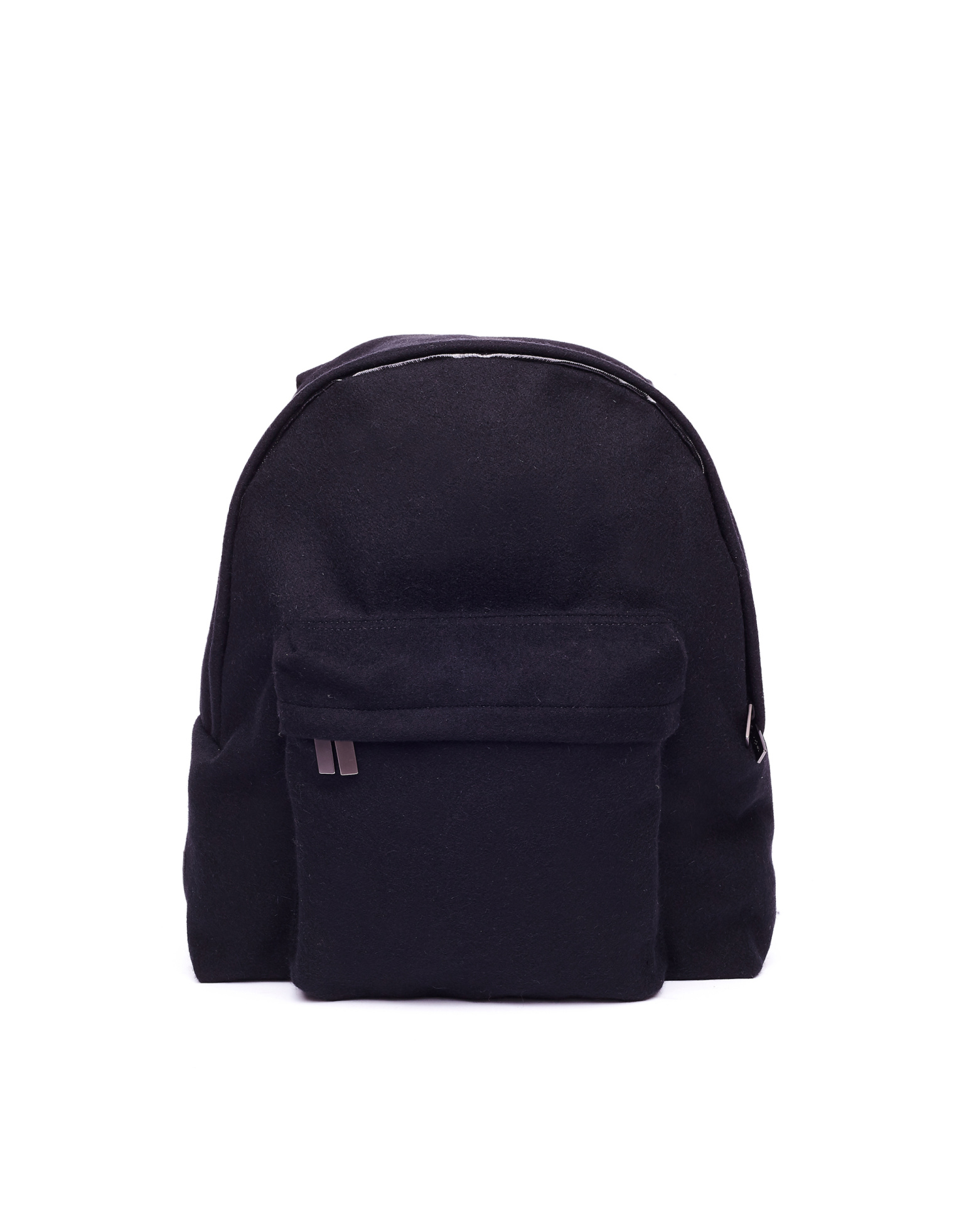 Yohji Yamamoto Black Wool Backpack with Hood