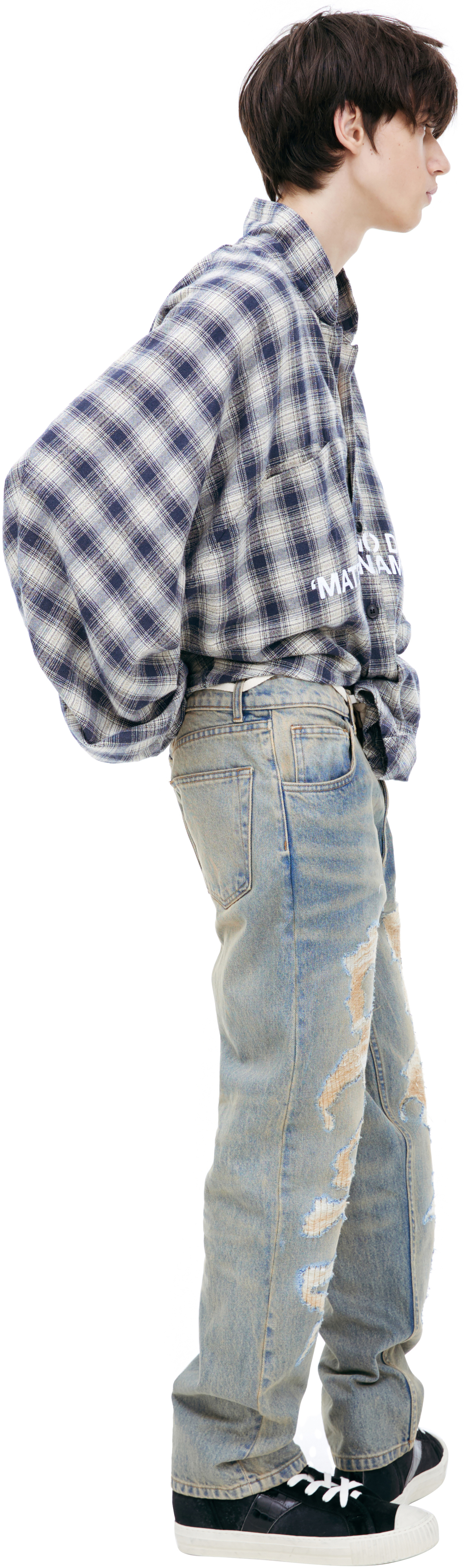 RRR123 Scuffed jeans