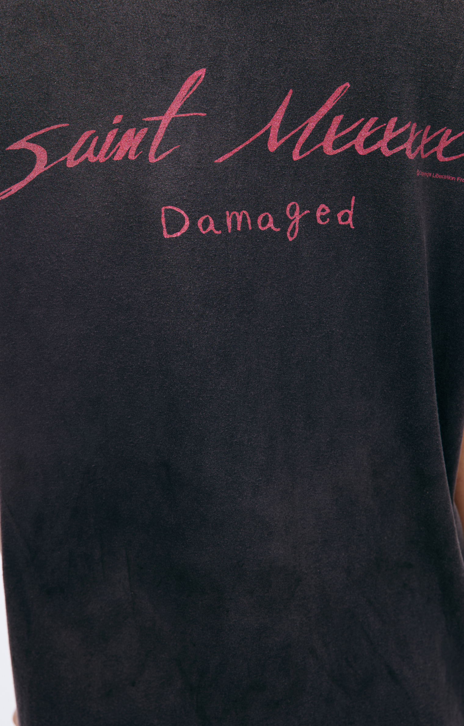 Saint Mxxxxxx Grey cotton T-shirt