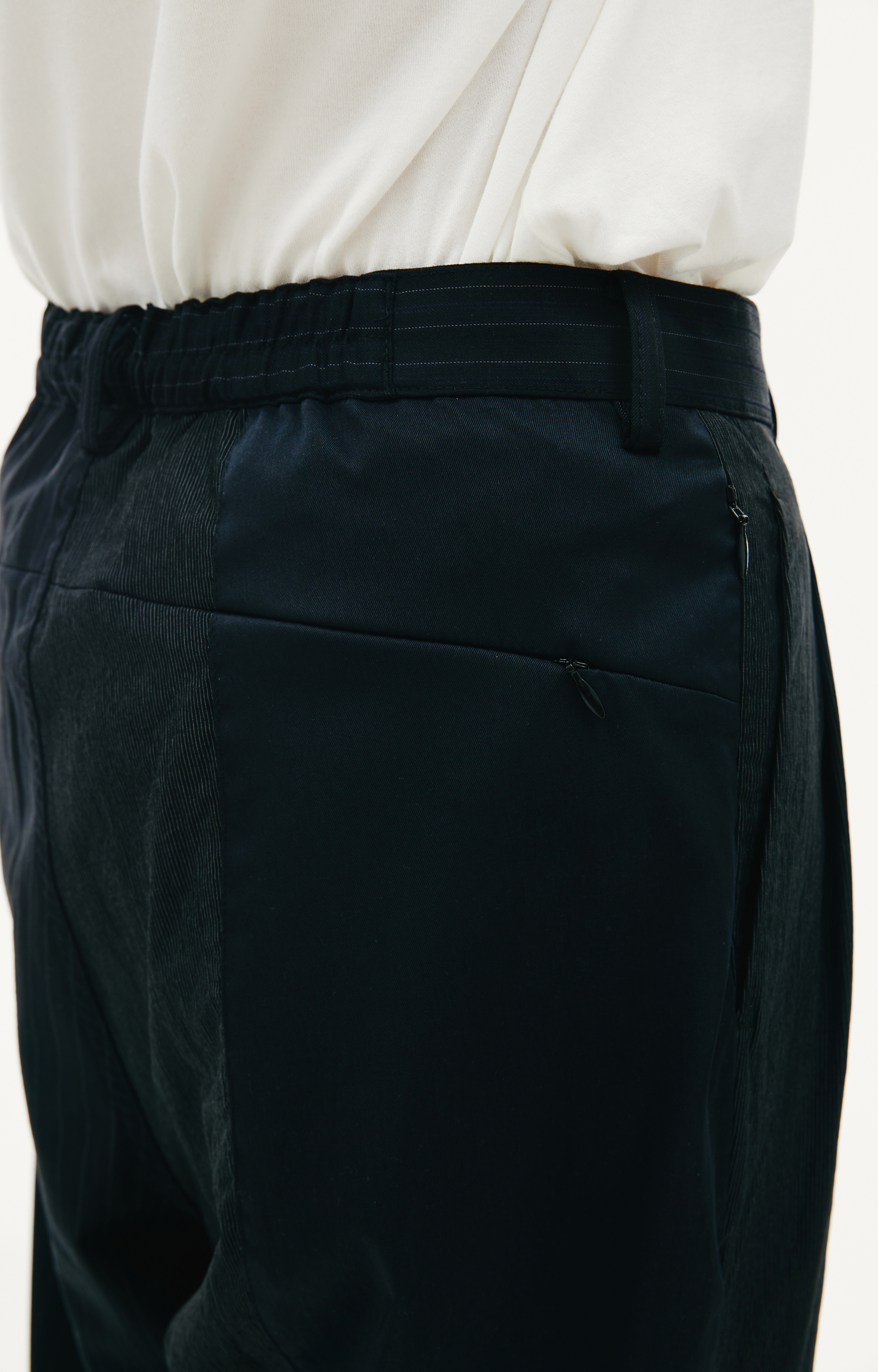 KIMMY Striped patchwork trousers